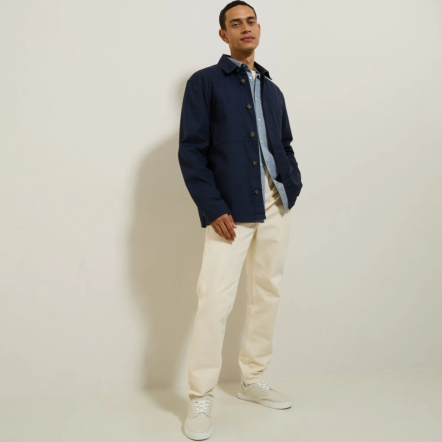 Overhemd van tencelkatoen