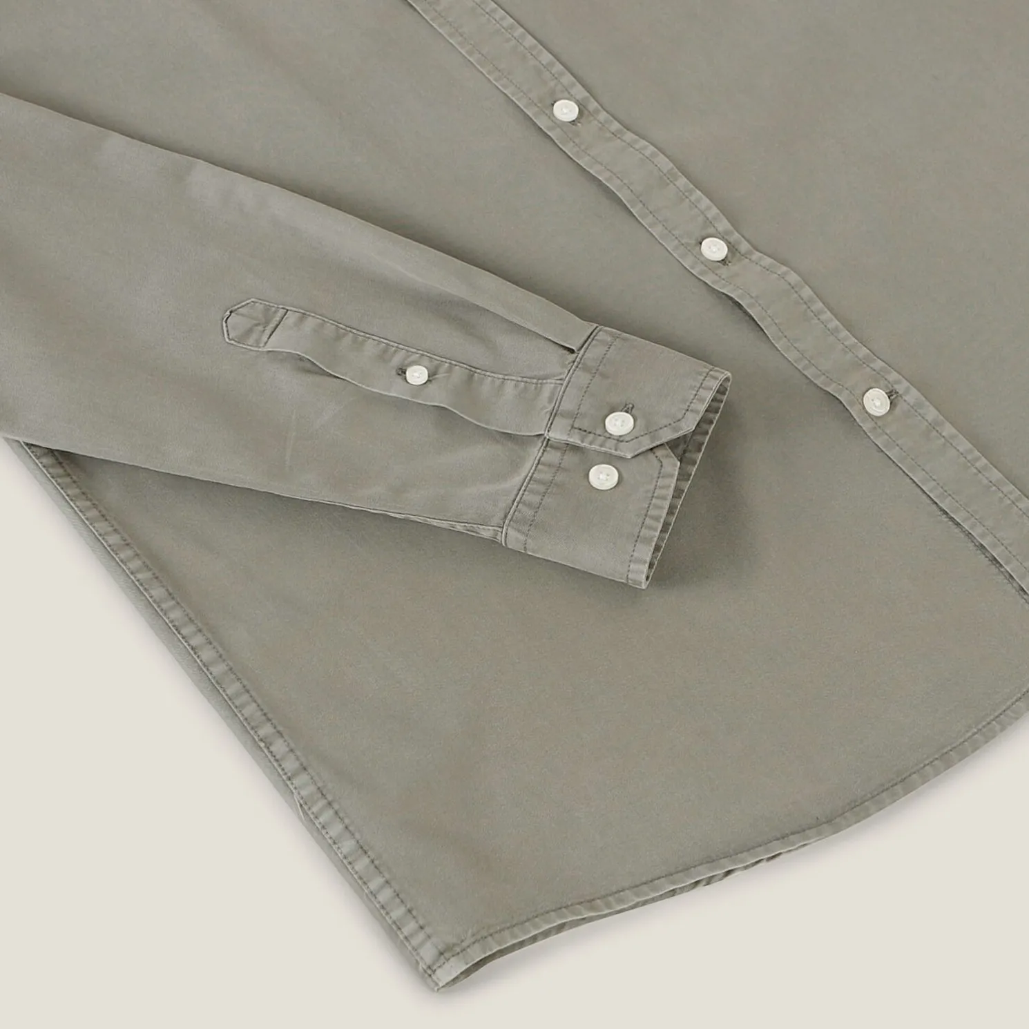 Overhemd van tencelkatoen