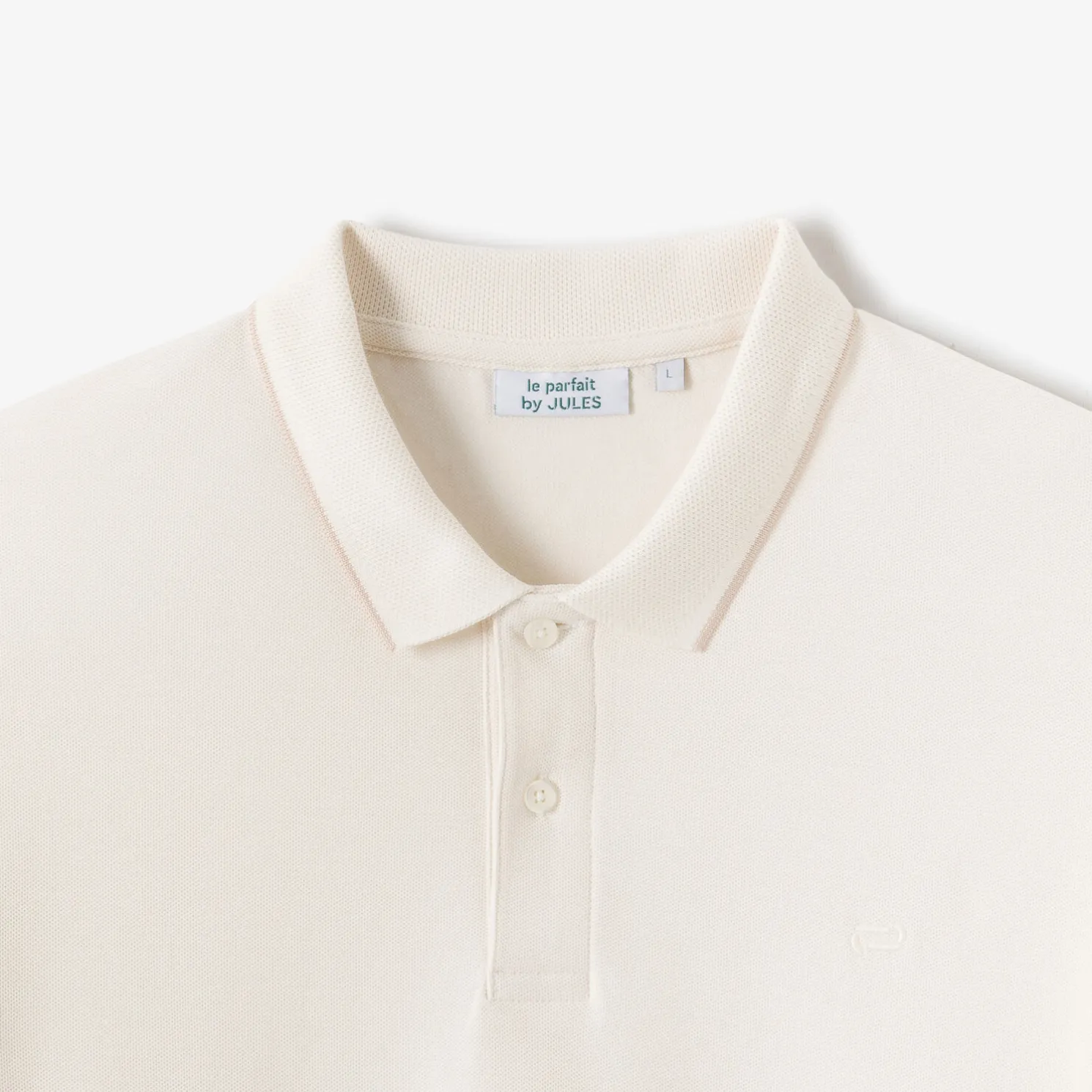 Polo in piquékatoen met korte mouwen