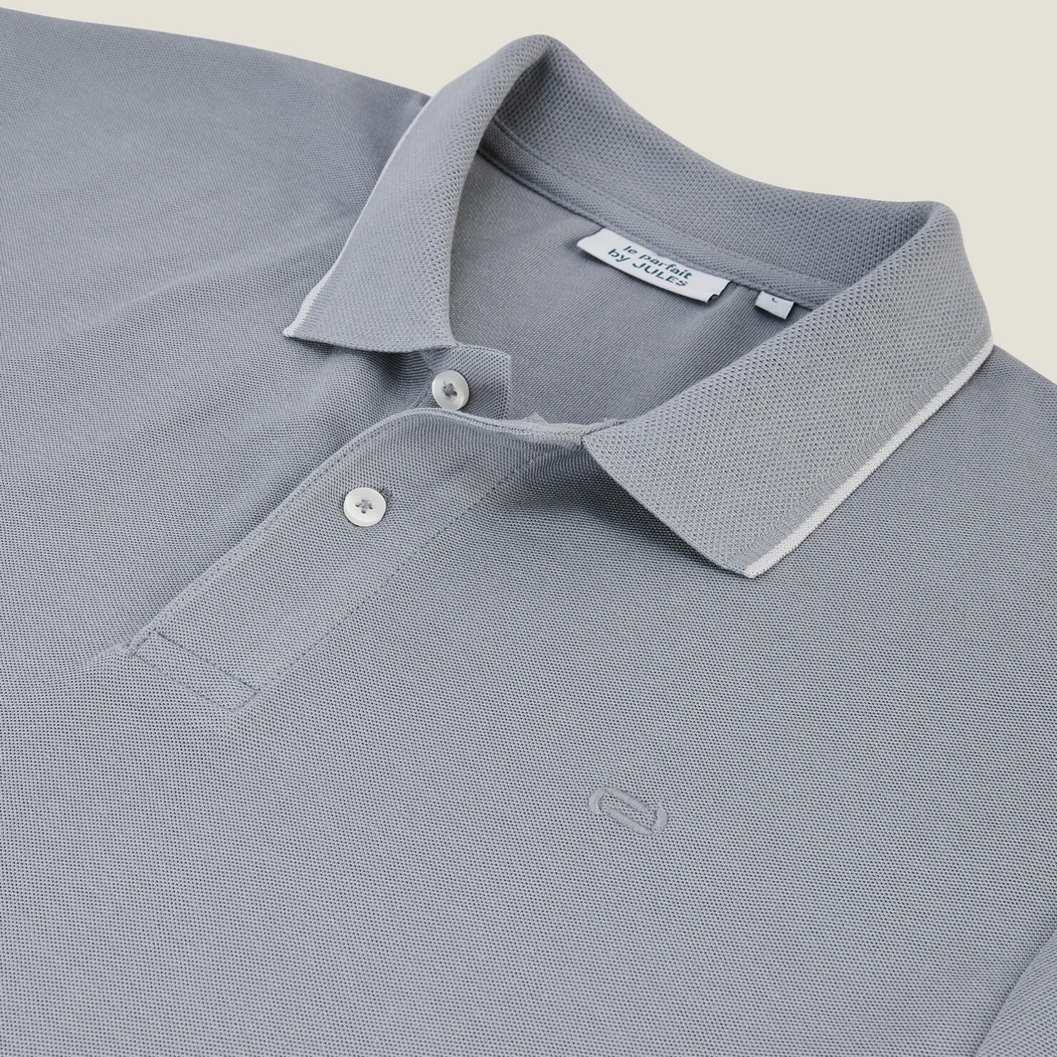 Polo in piquékatoen met korte mouwen