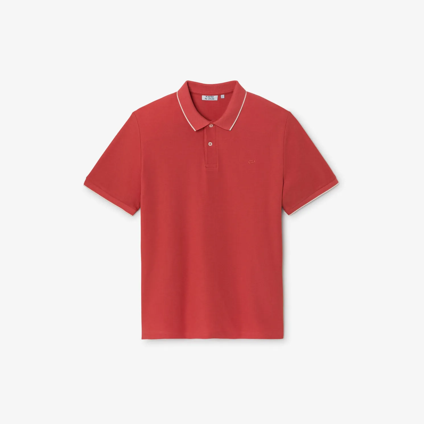 Polo in piquékatoen met korte mouwen 