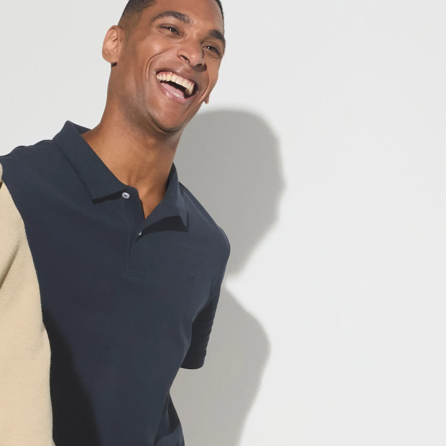 Polo in piquékatoen met korte mouwen