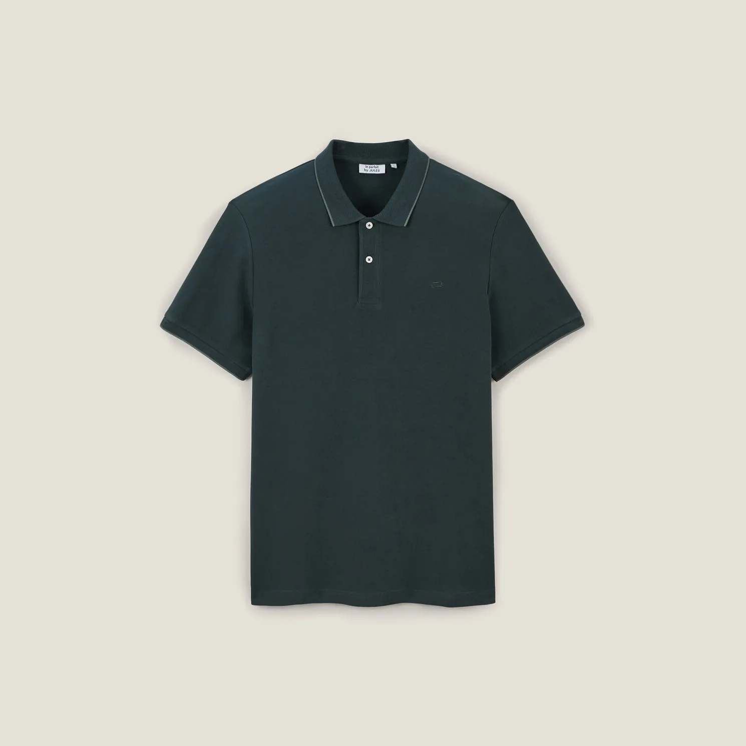 Polo in piquékatoen met korte mouwen