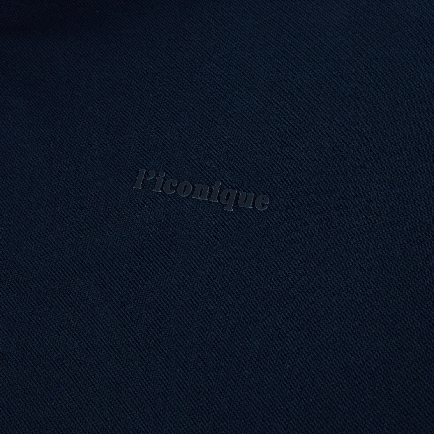 Polo met korte mouwen en borstprint