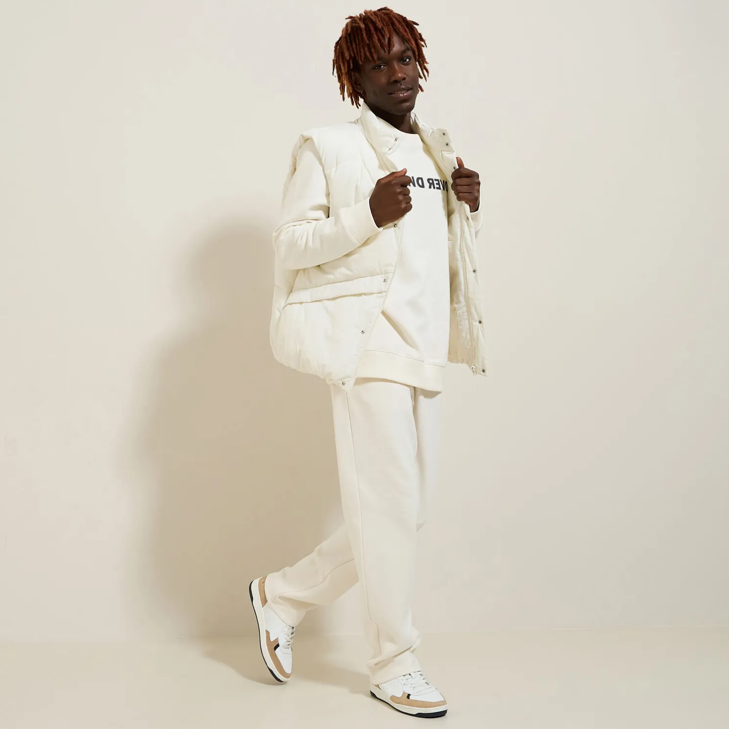 Rechte jogging in fleece