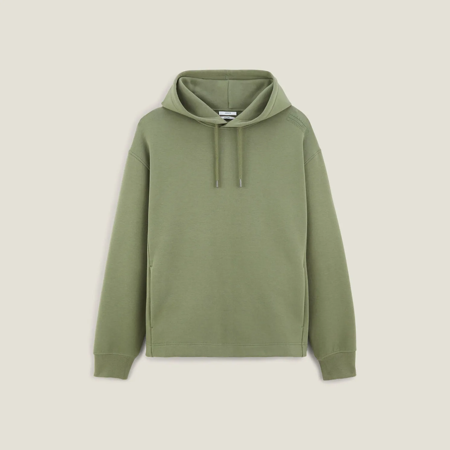 Rechtvallende oversized sweater met kap