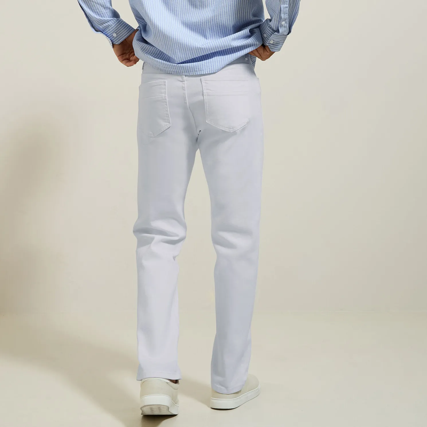 Regular broek met vijf zakken