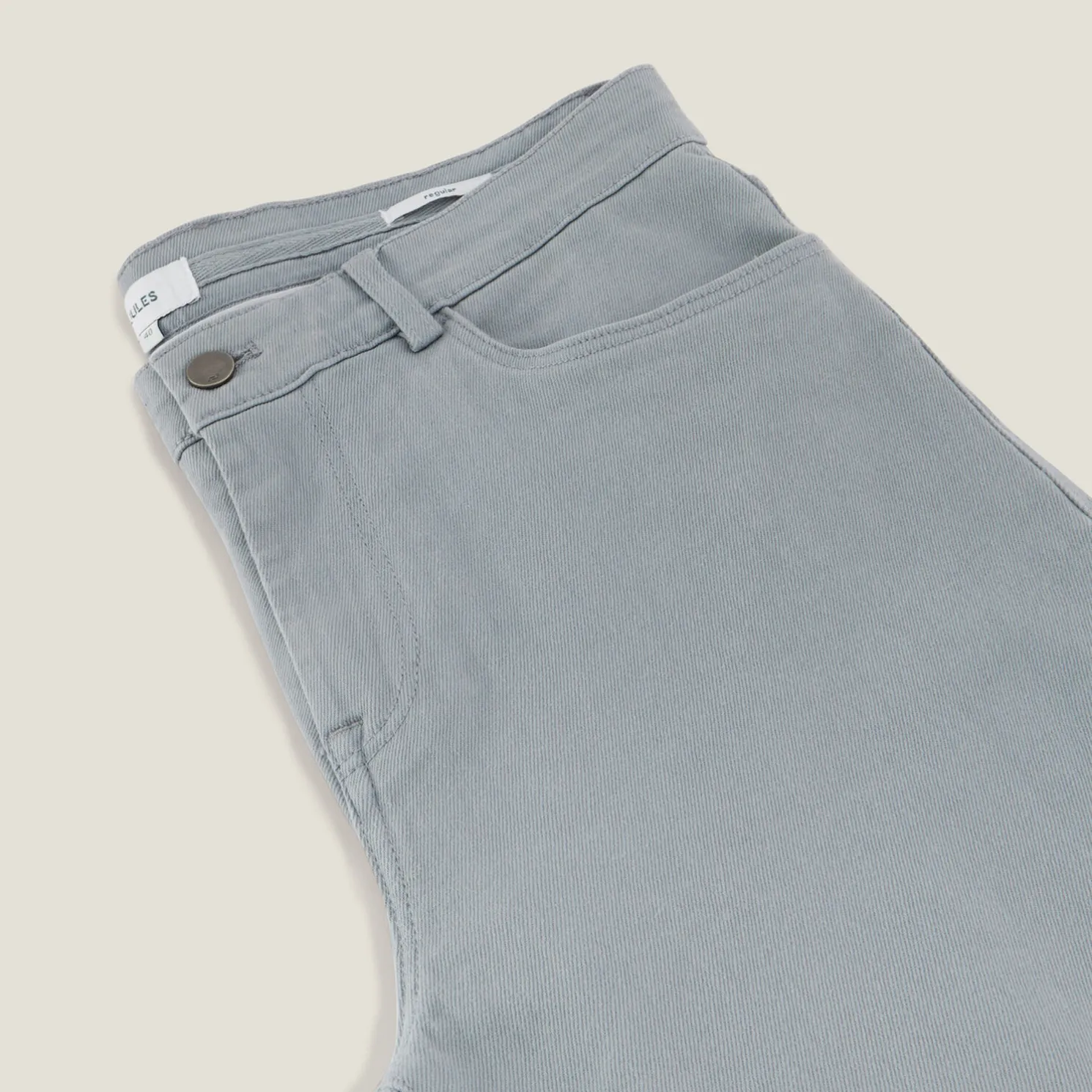 Regular broek met vijf zakken