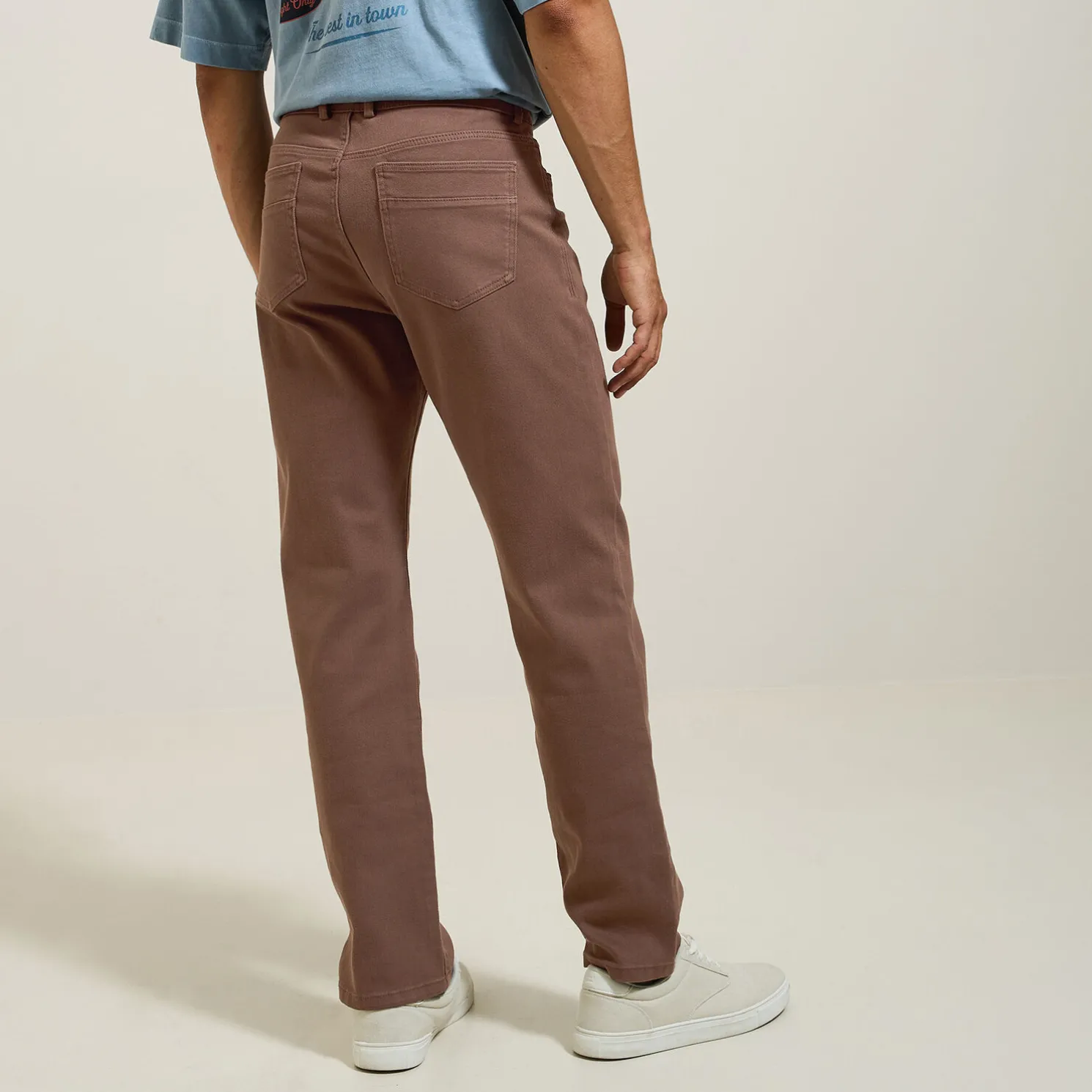 Regular broek met vijf zakken