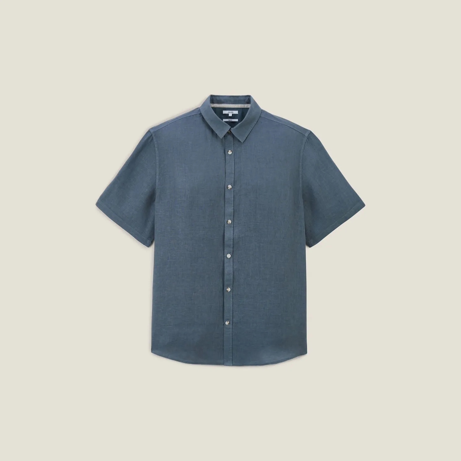 Regular effen hemdje in linnen