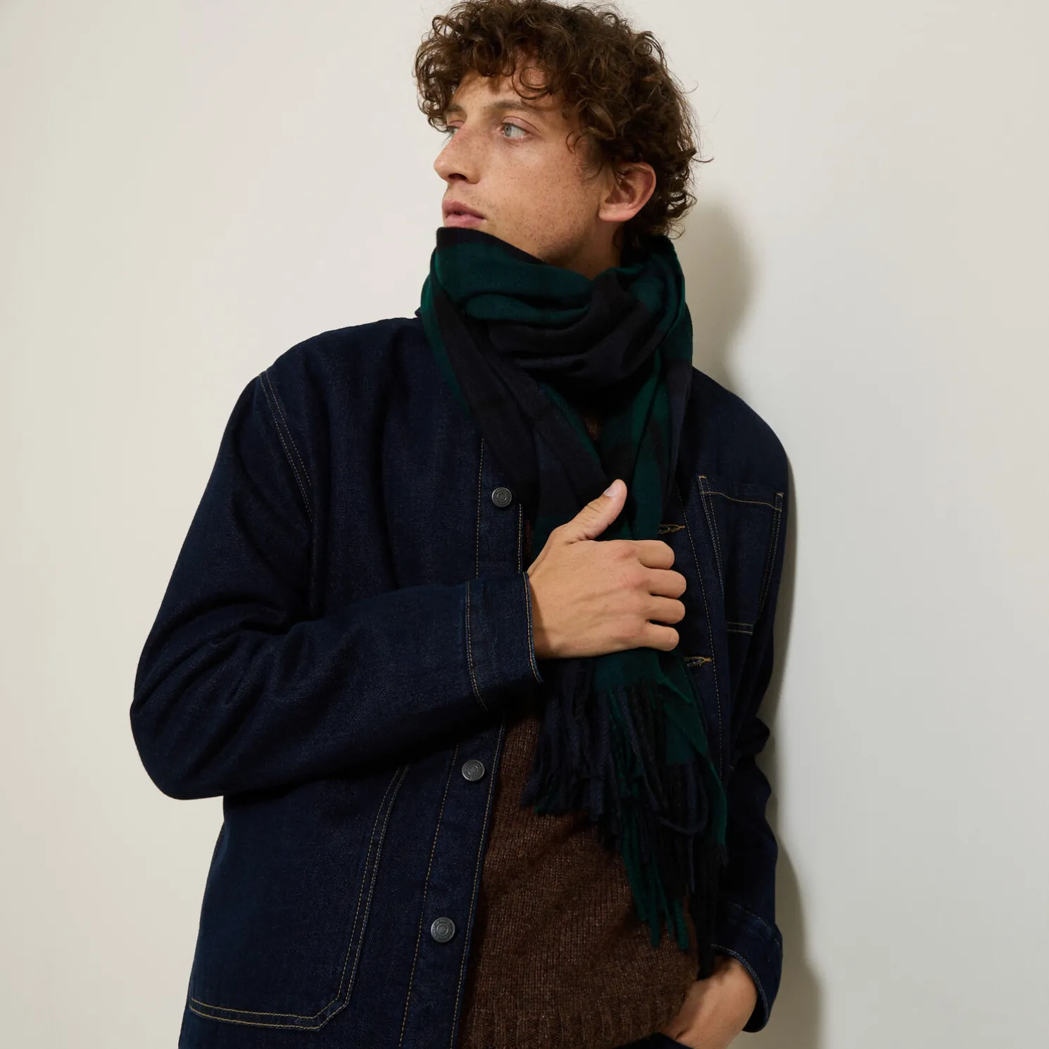 Sjaal met zachte touch