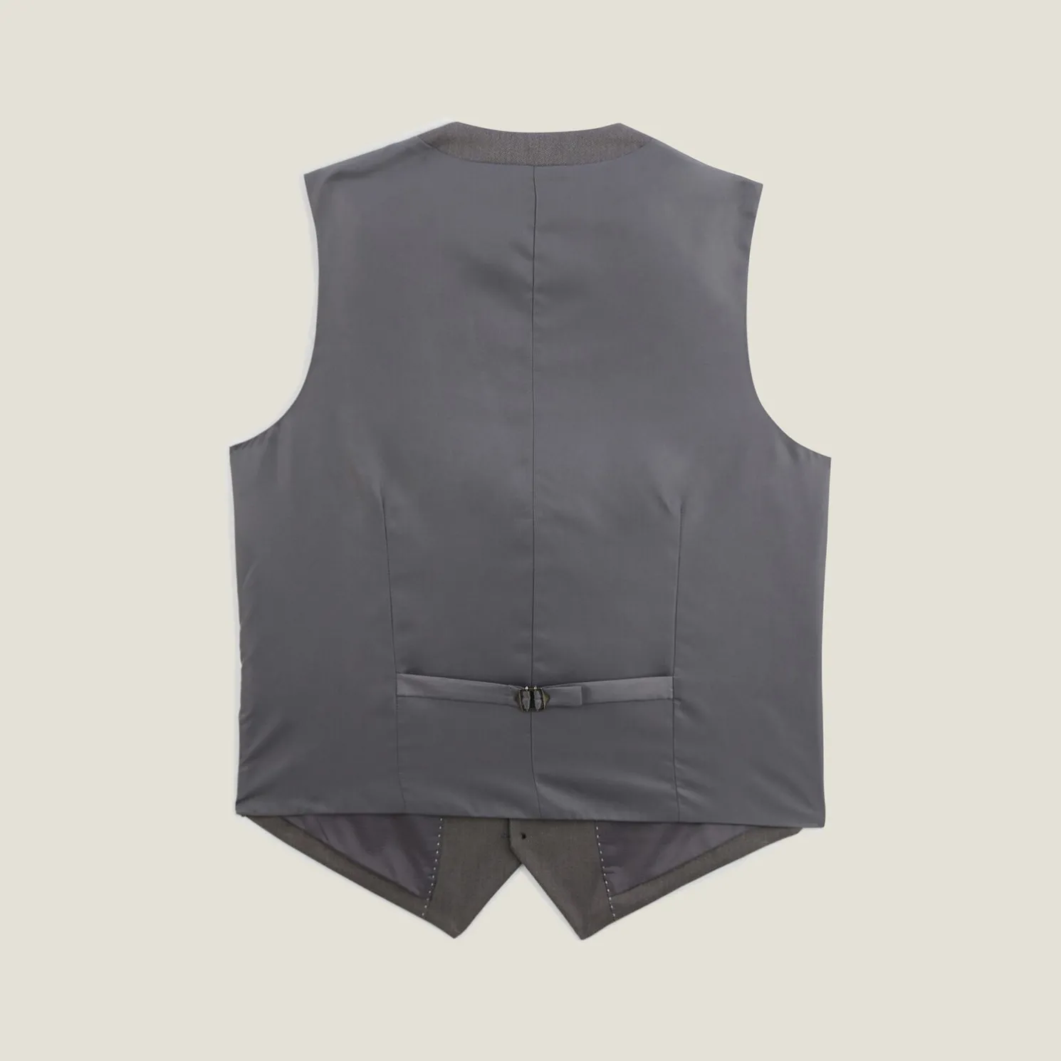 Slim effen kostuumgilet