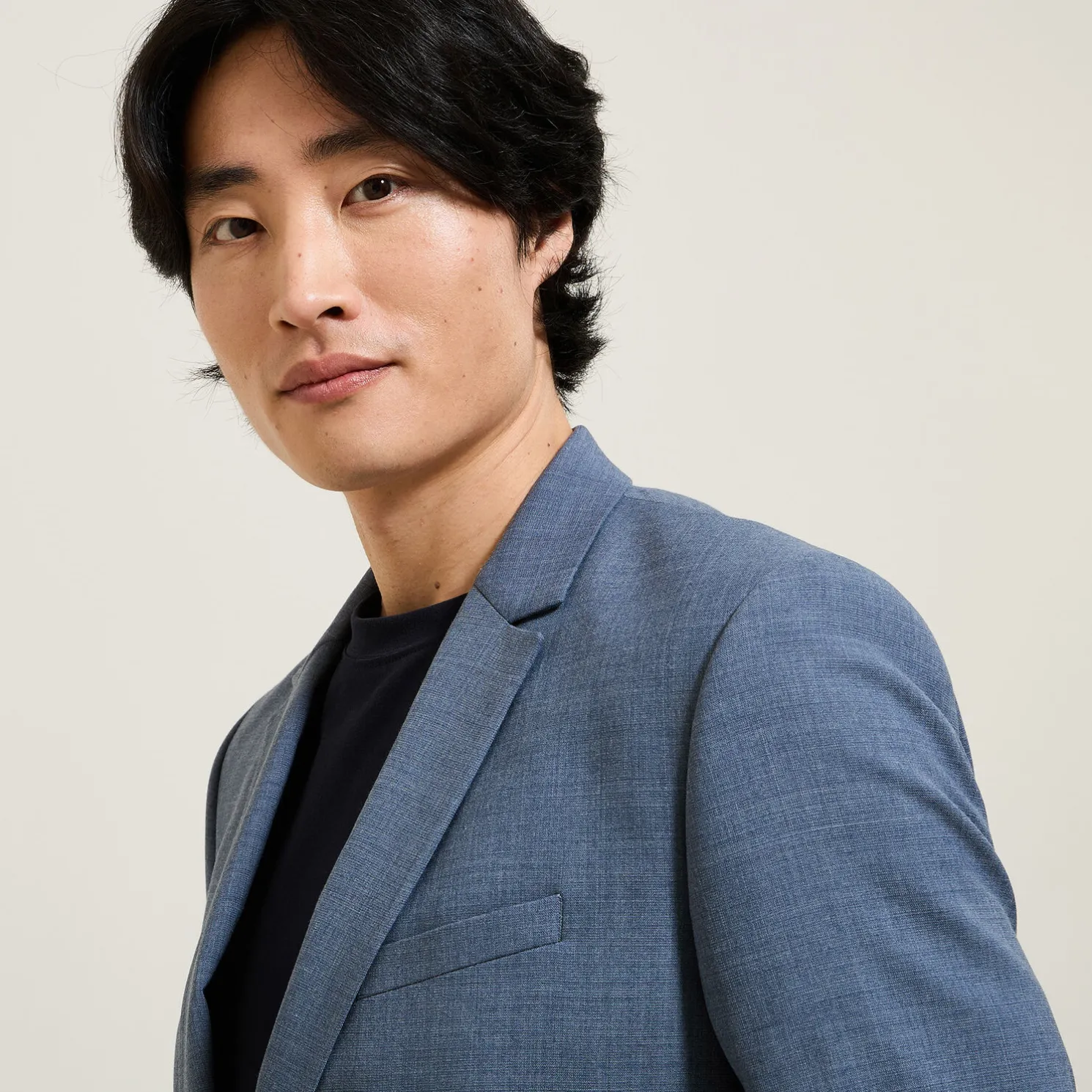 Slim fit kostuumvest