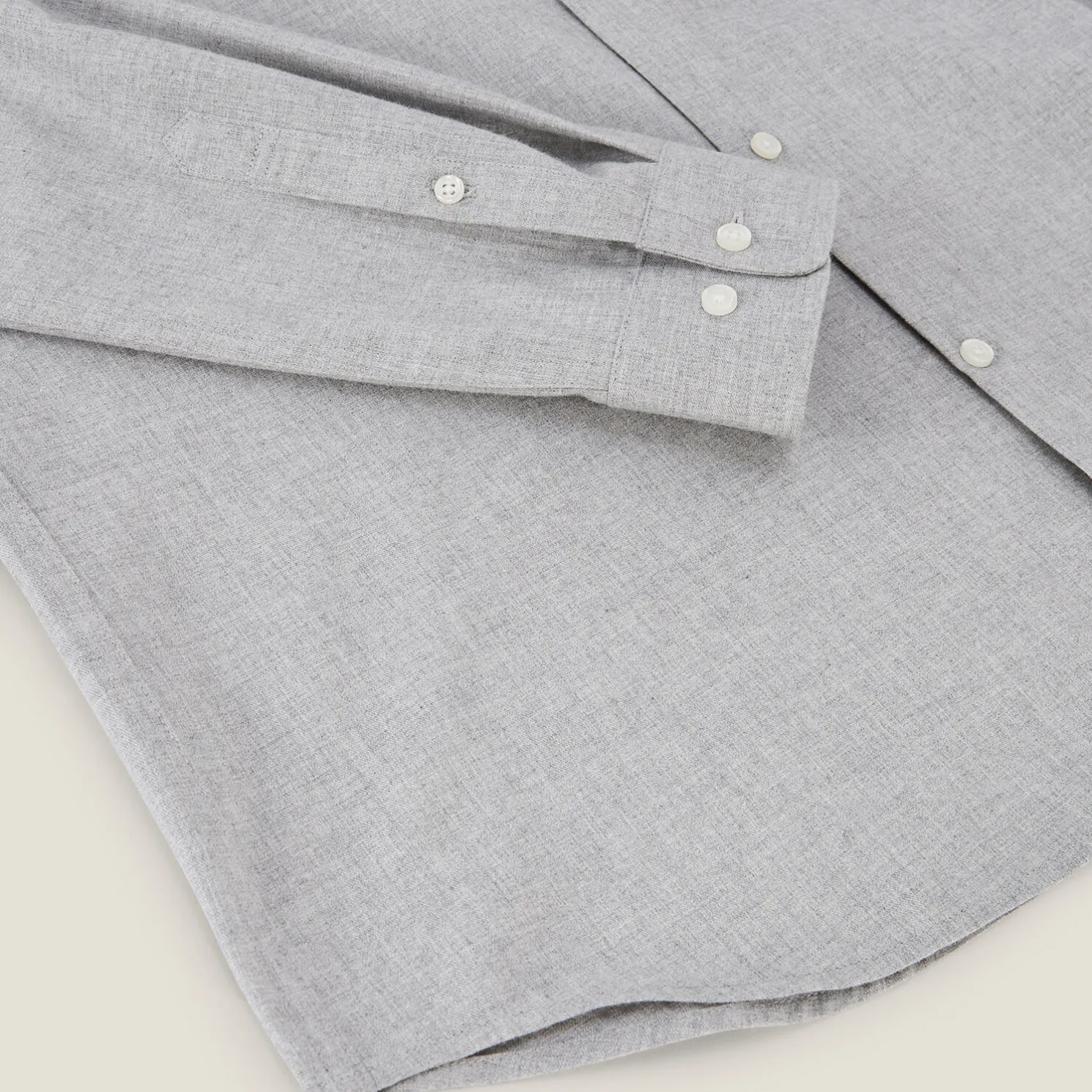 Slim hemd in flanelkatoen