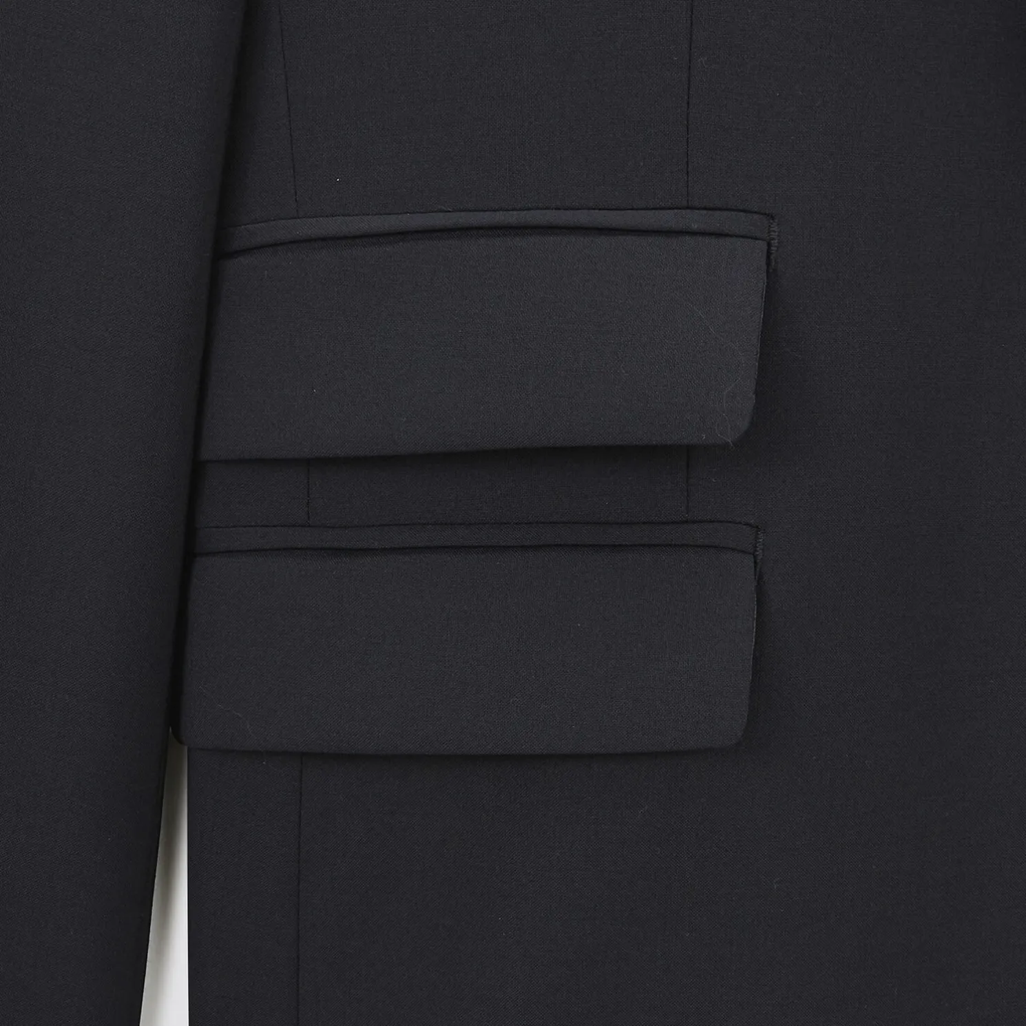 Slim kostuumvest in wol