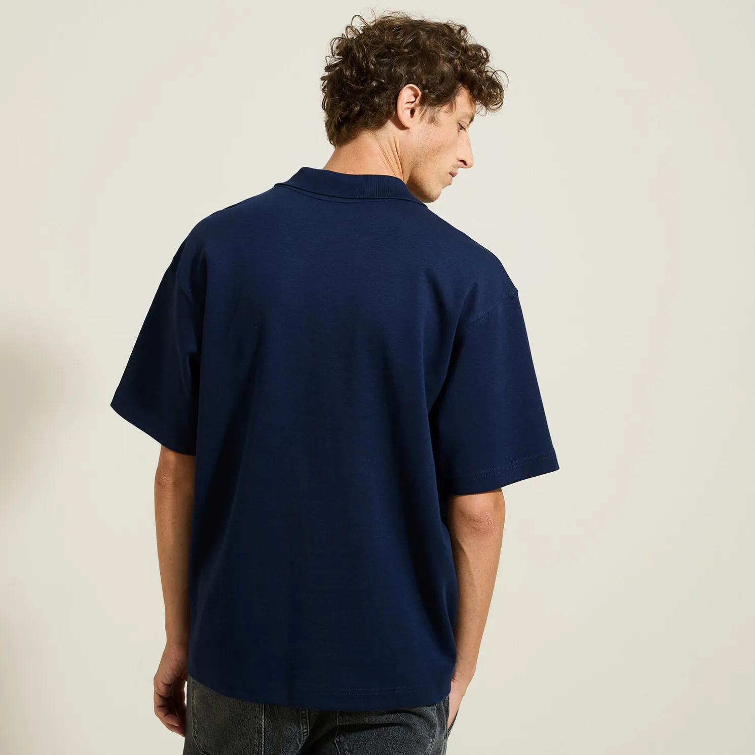 Sportief T-shirt met polokraag