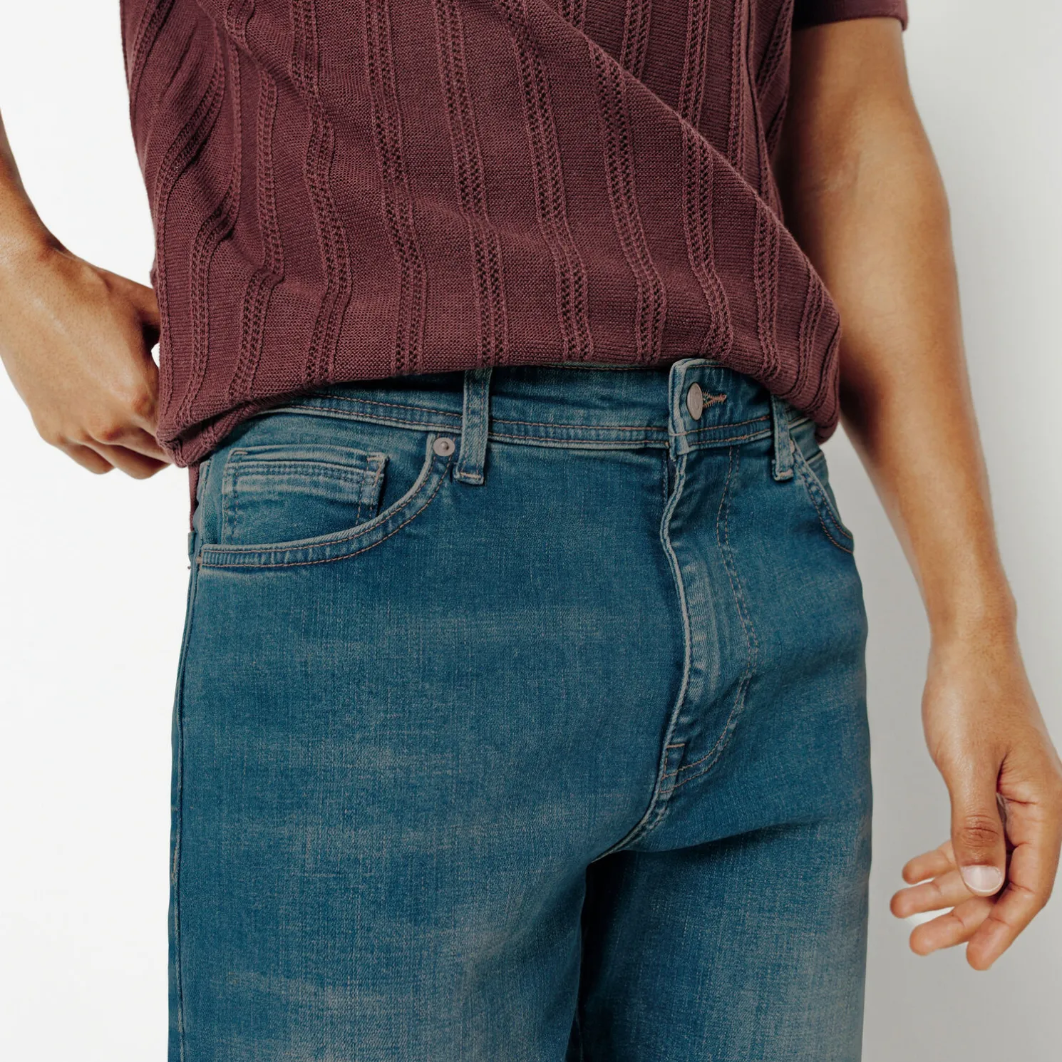 Straight fit jeans, 3 lengtes