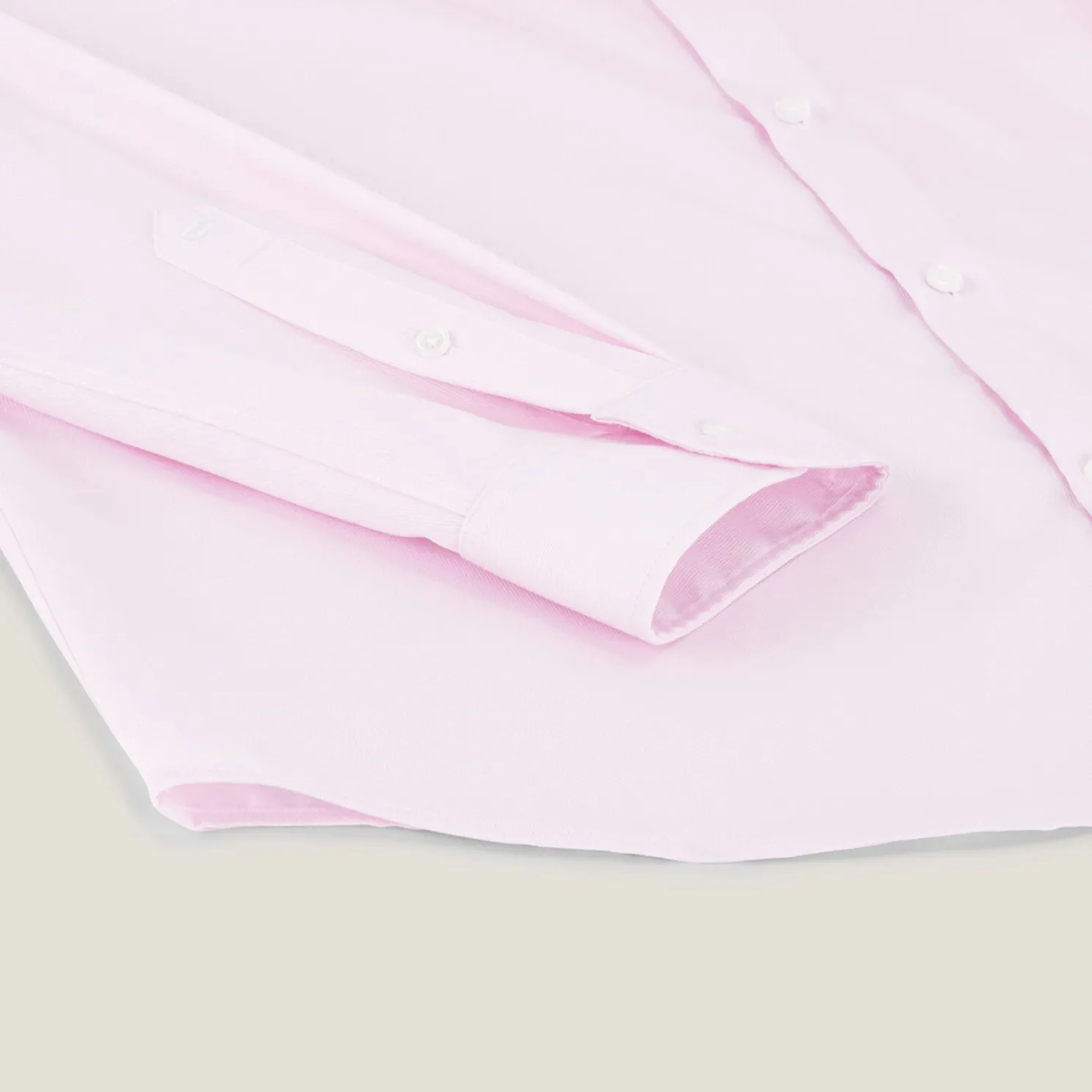 Strijkvrij regular effen hemd in katoen