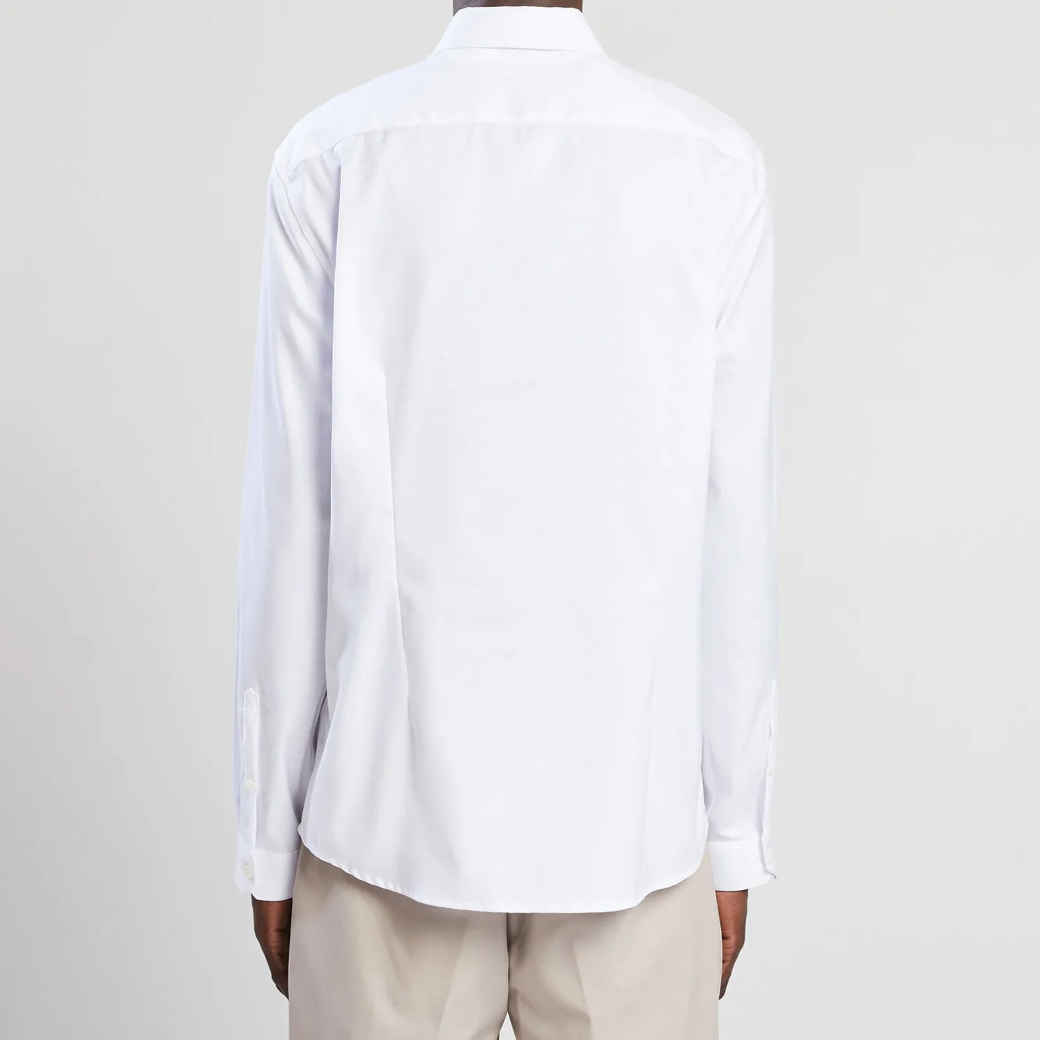 Strijkvrij slim effen hemd in katoen