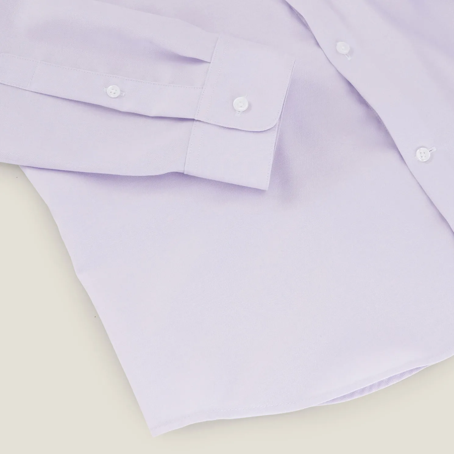 Strijkvrij slim effen hemd in katoen