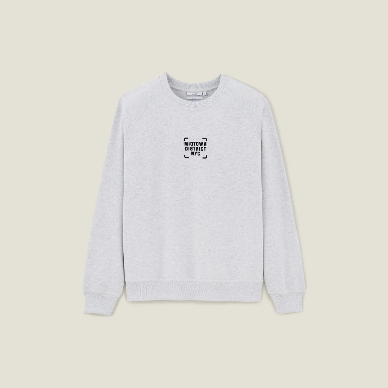 Sweater met ronde hals en print