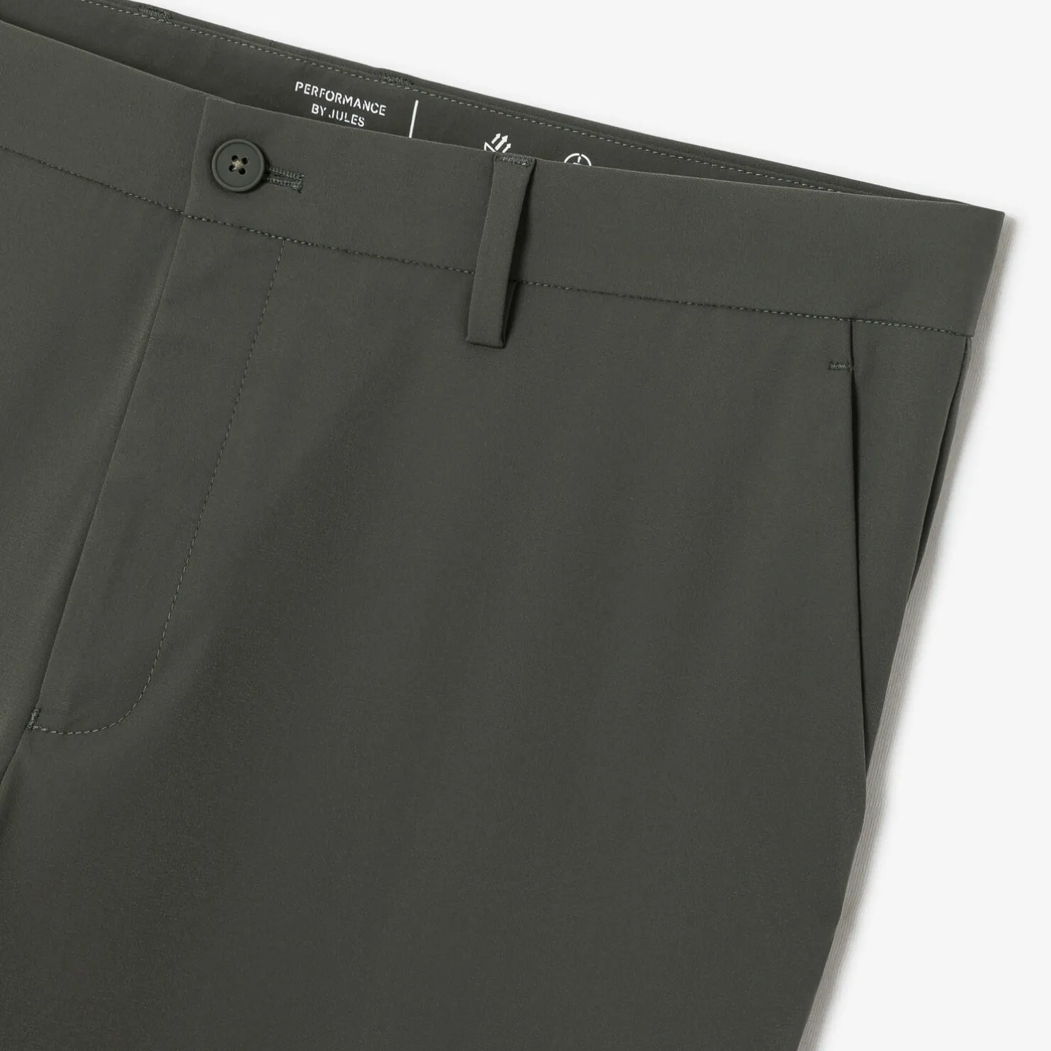 Technische slim fit kostuumbroek