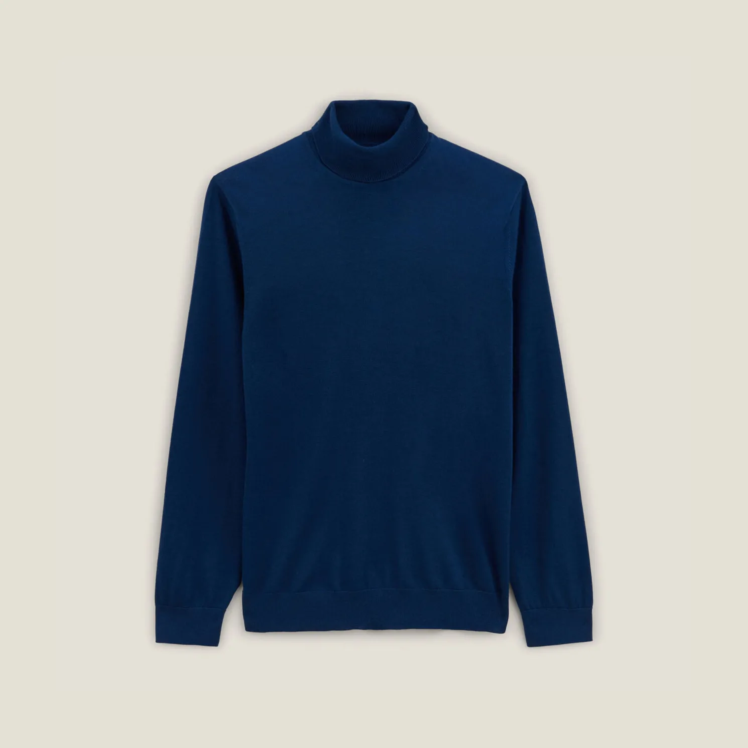 Trui met rolkraag in merinoswol