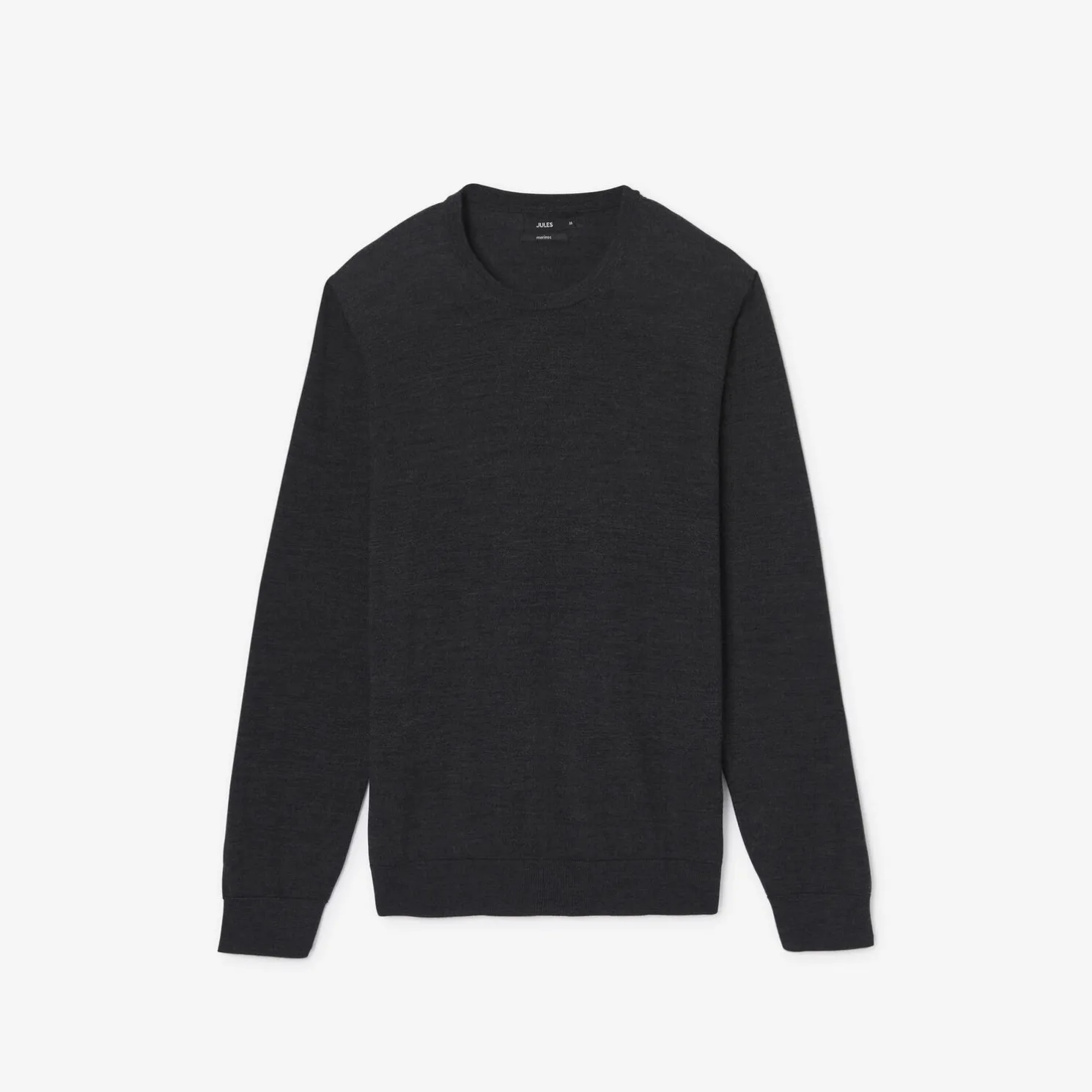 Trui met ronde hals in merinoswol