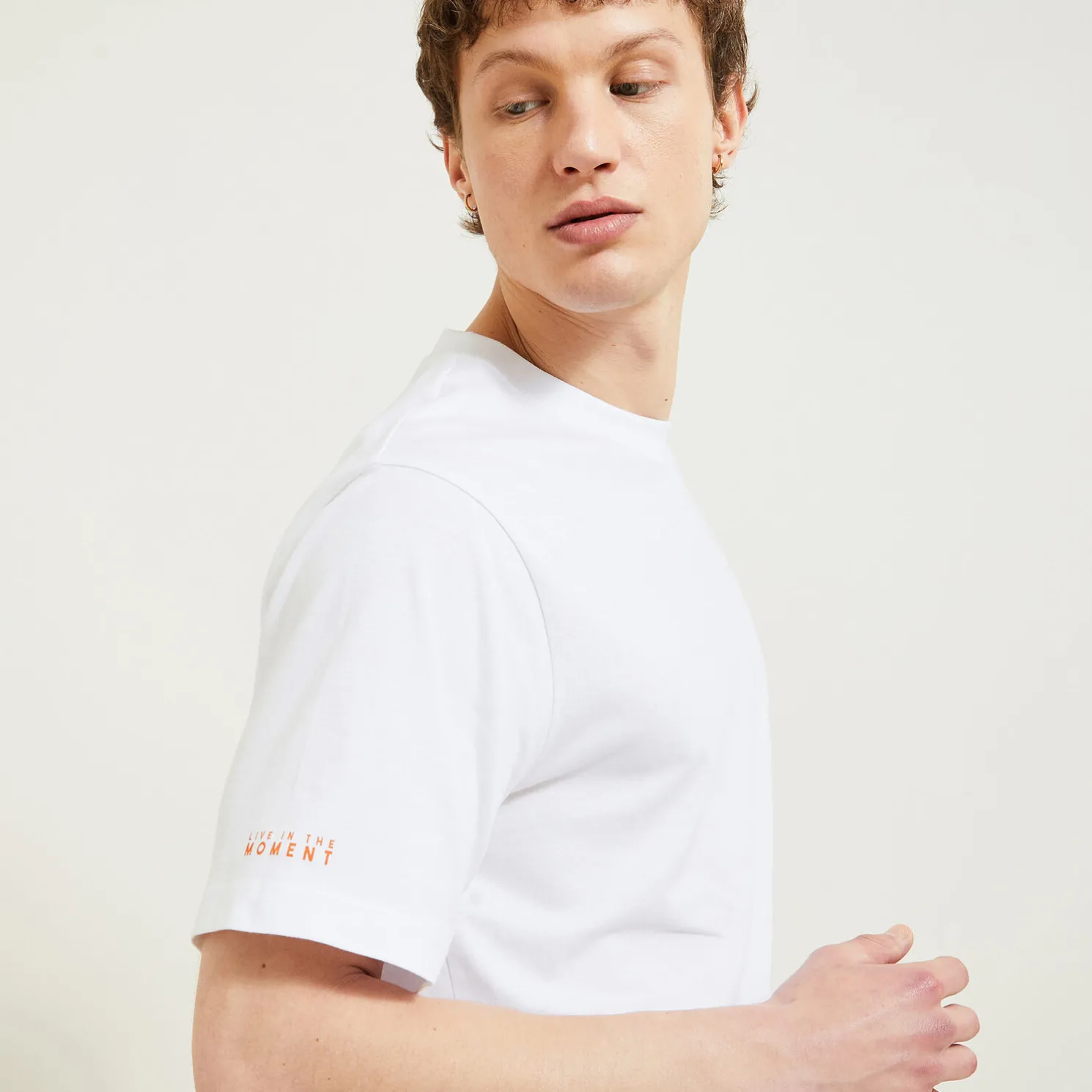 T-shirt aangebrachte landschap-print