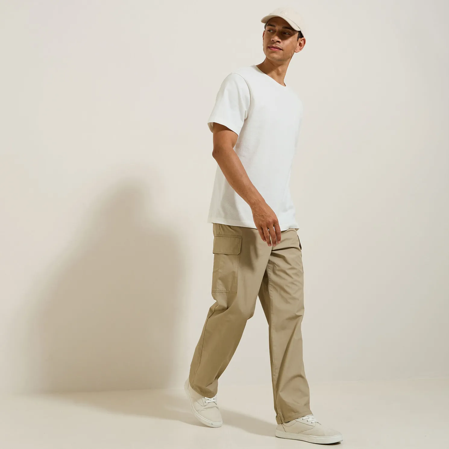 T-shirt, fantasie stof