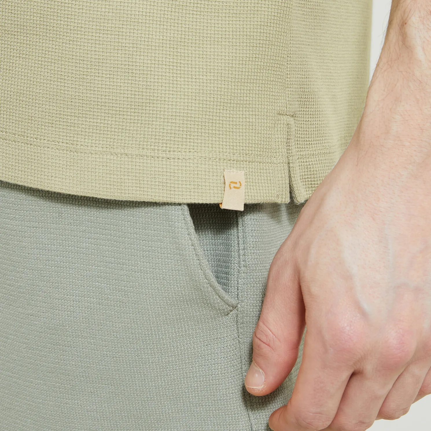 T-shirt in fantasiestof