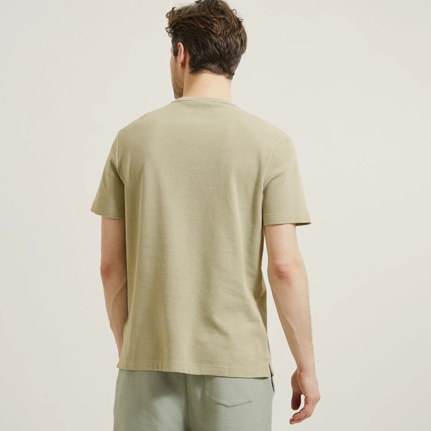 T-shirt in fantasiestof