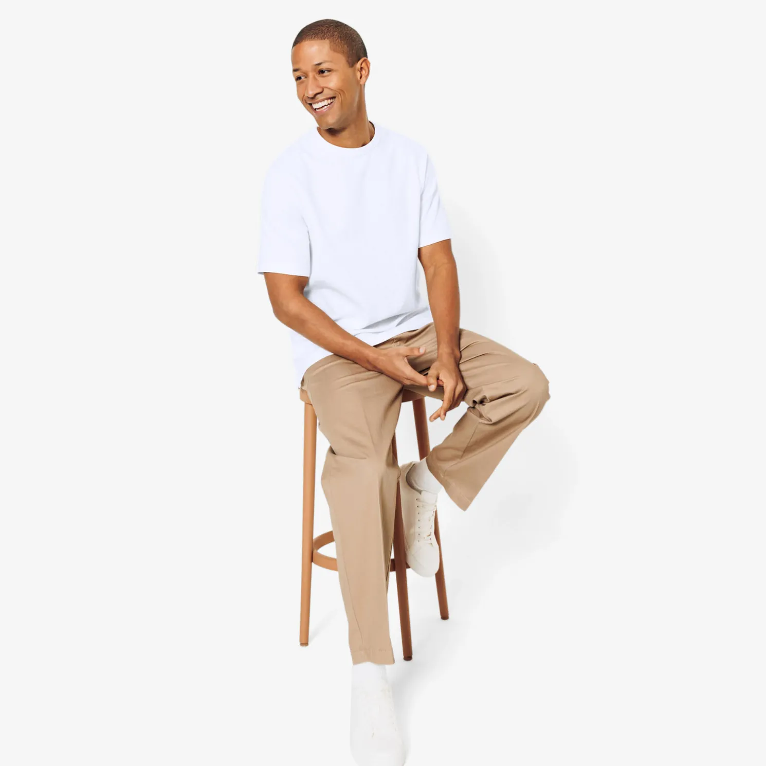 T-shirt in fantasiestof