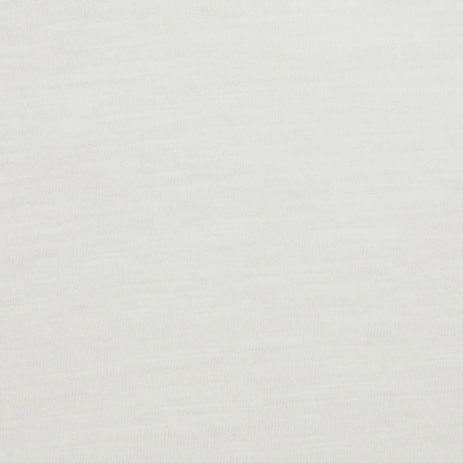 T-shirt in gevlamde stof met borduursel op de bors