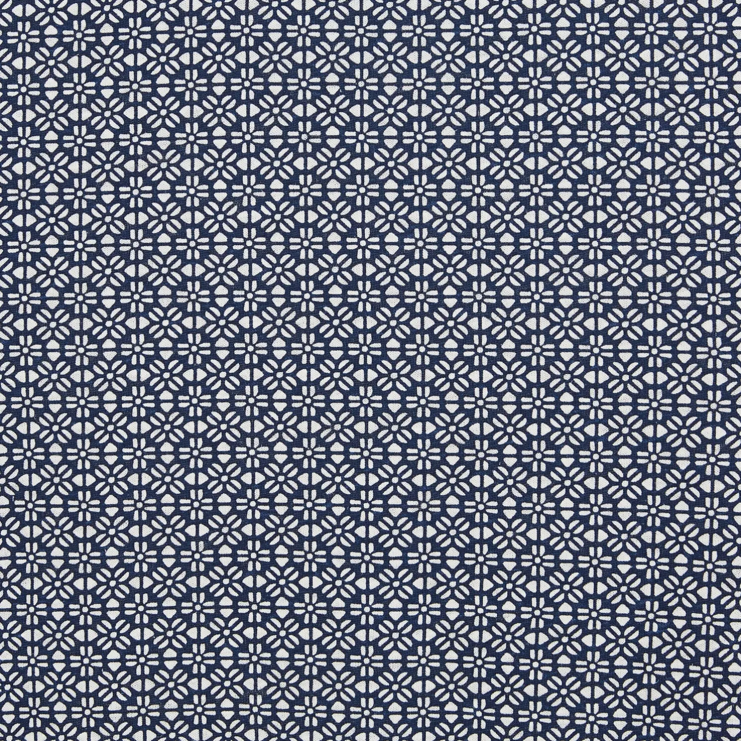 T-shirt in katoen en linnen met print