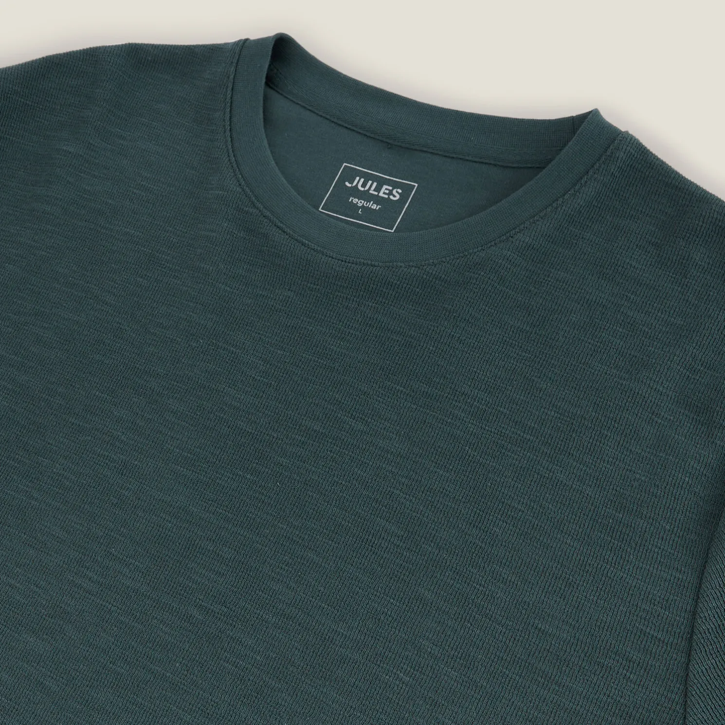 T-shirt in reliëfstof