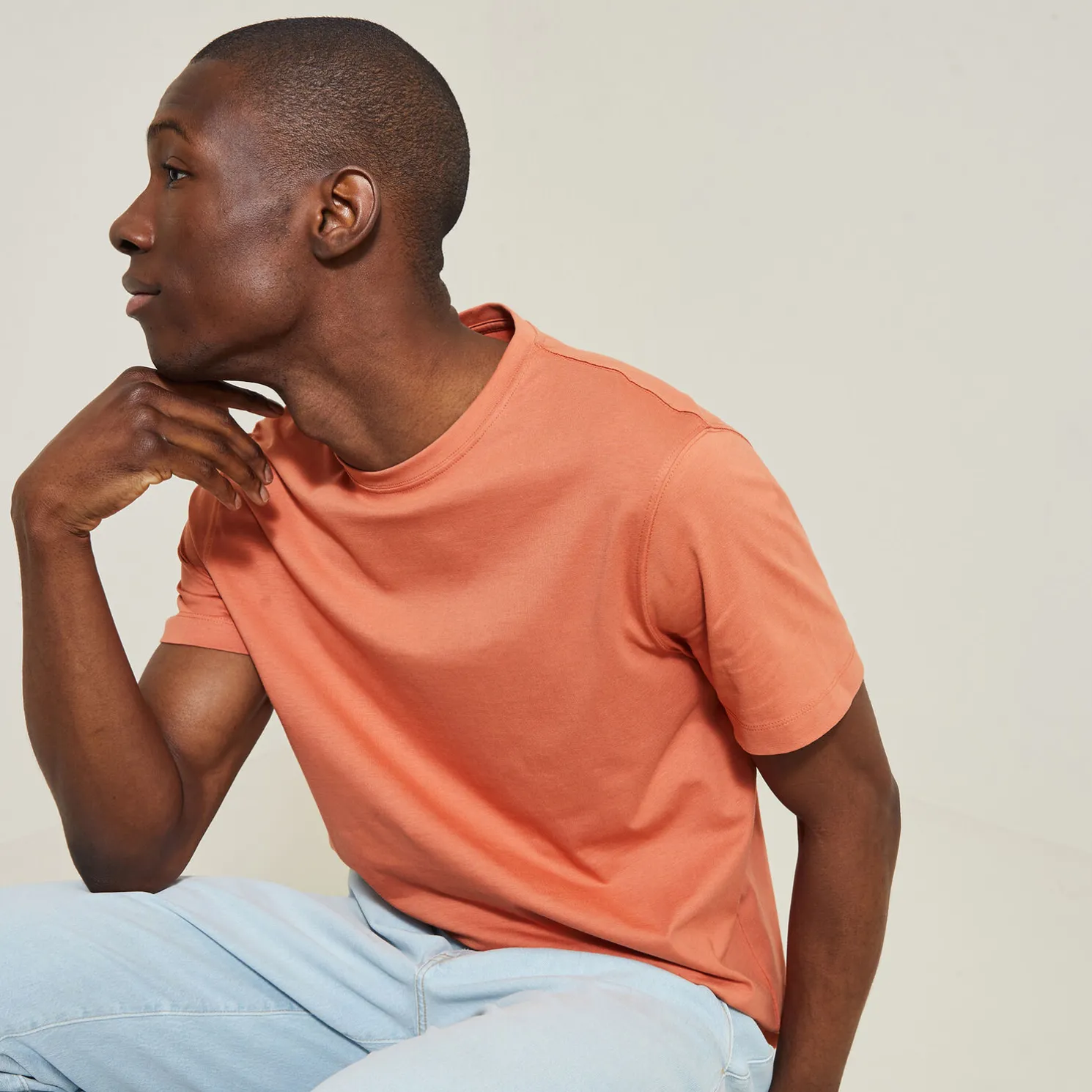 T-shirt 'Le Parfait by JULES' in biologisch katoen