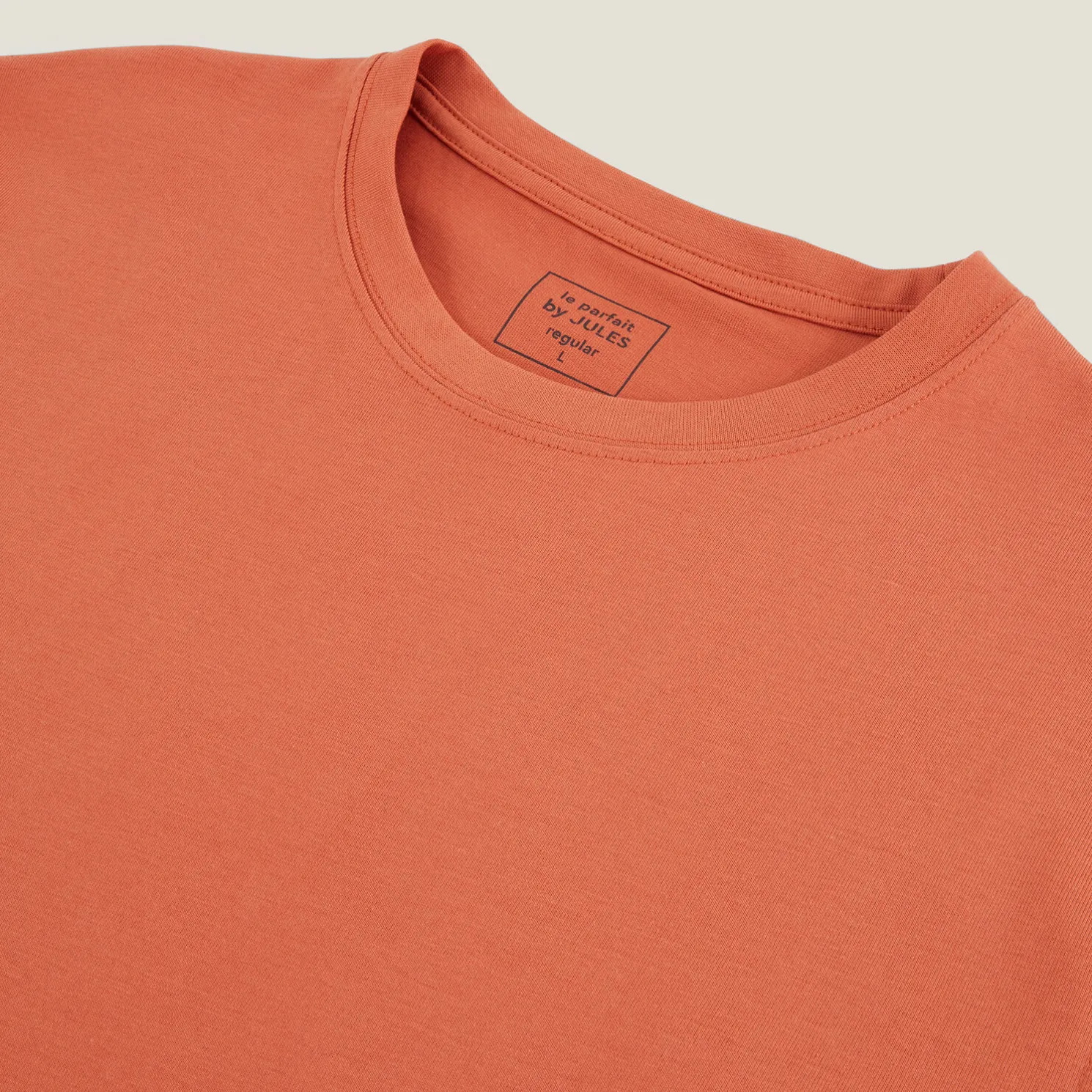 T-shirt 'Le Parfait by JULES' in biologisch katoen