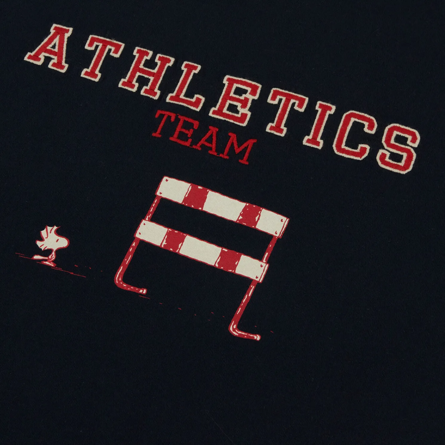 T-shirt met Athletics Team-print, Peanuts-licentie
