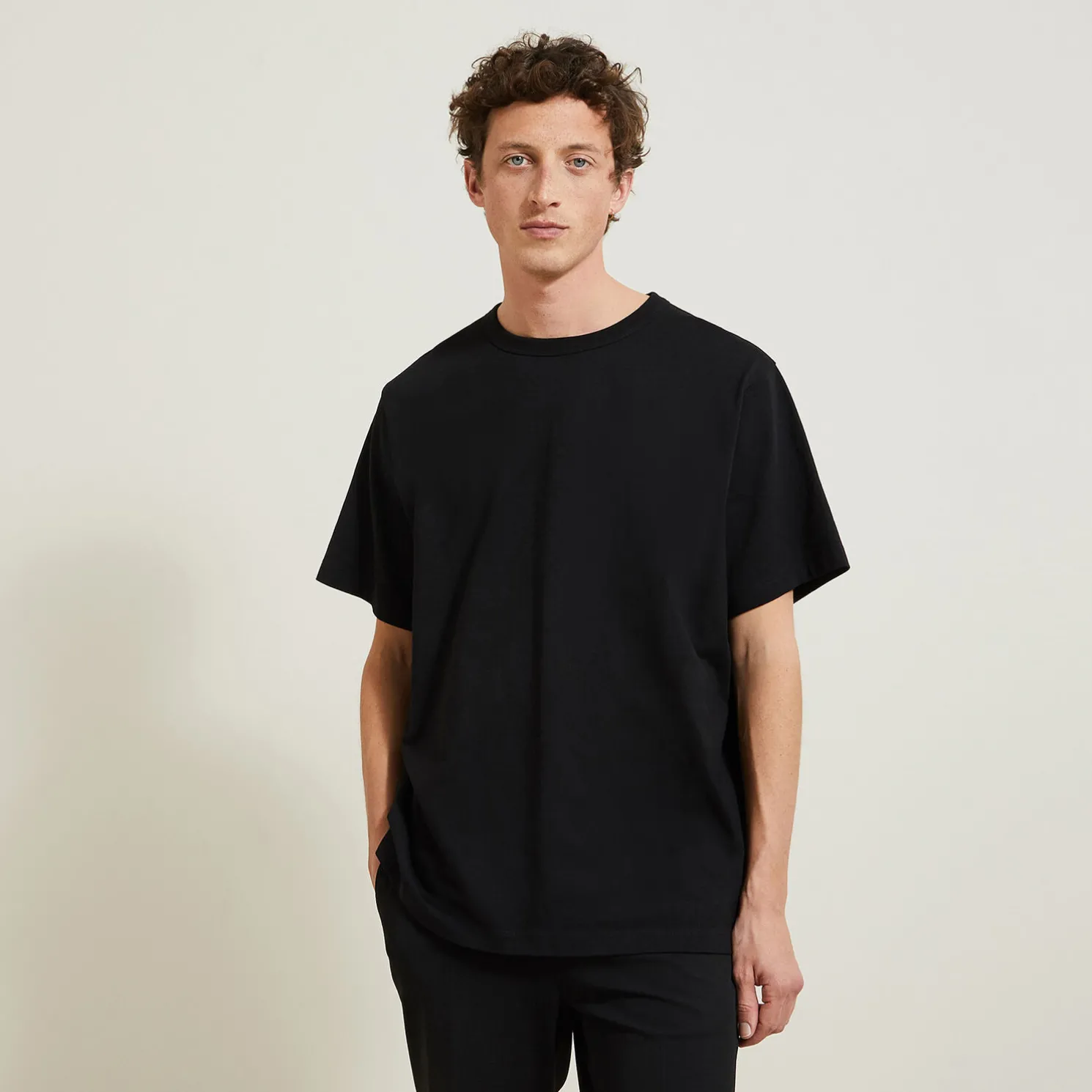 T-shirt met korte mouwen en relaxte snit