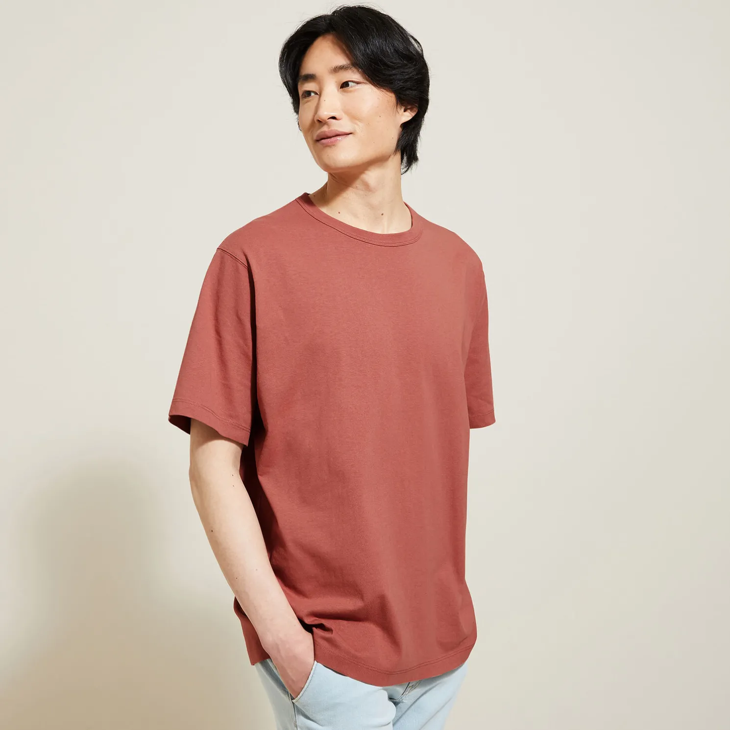 T-shirt met korte mouwen en relaxte snit