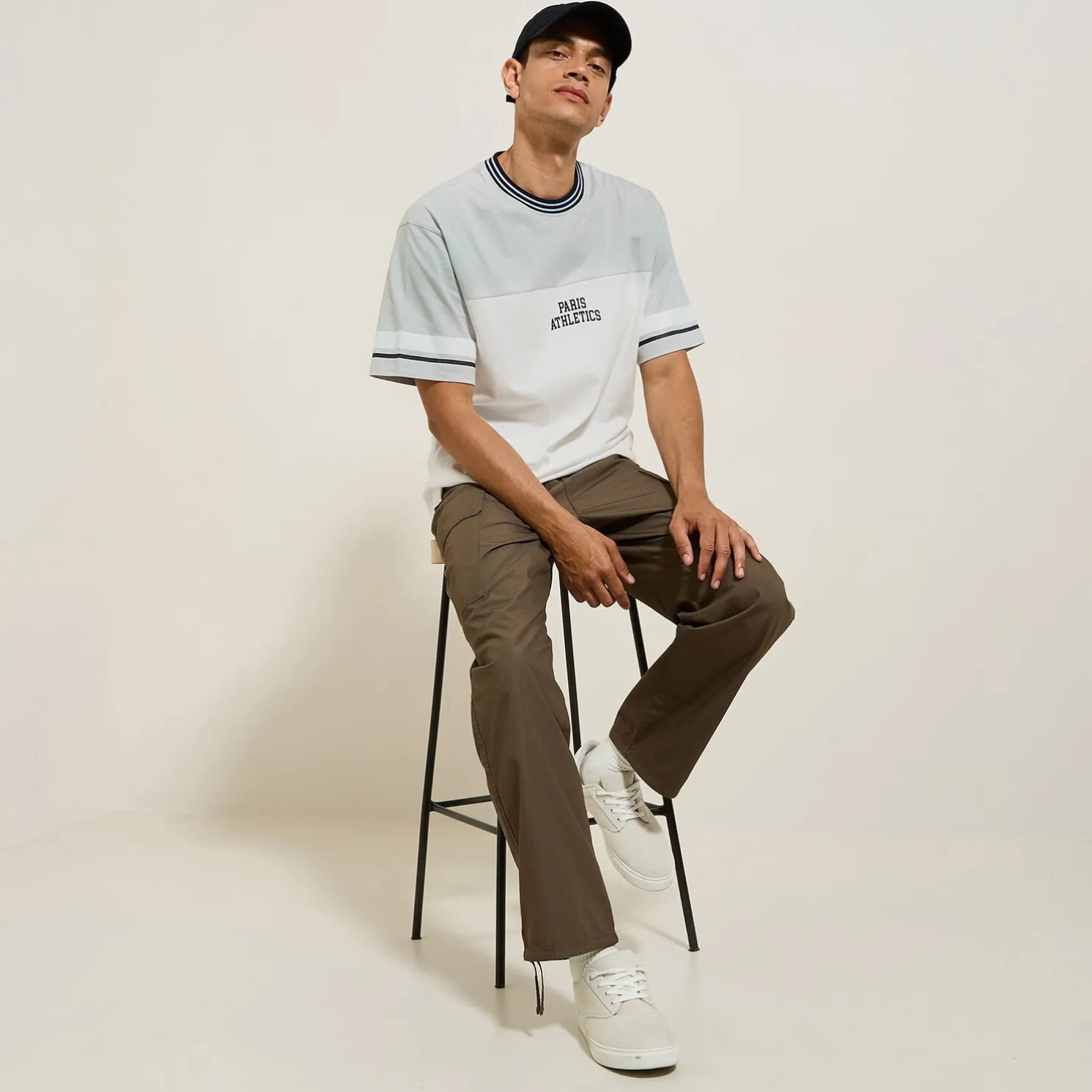 T-shirt met Paris Athletics-print