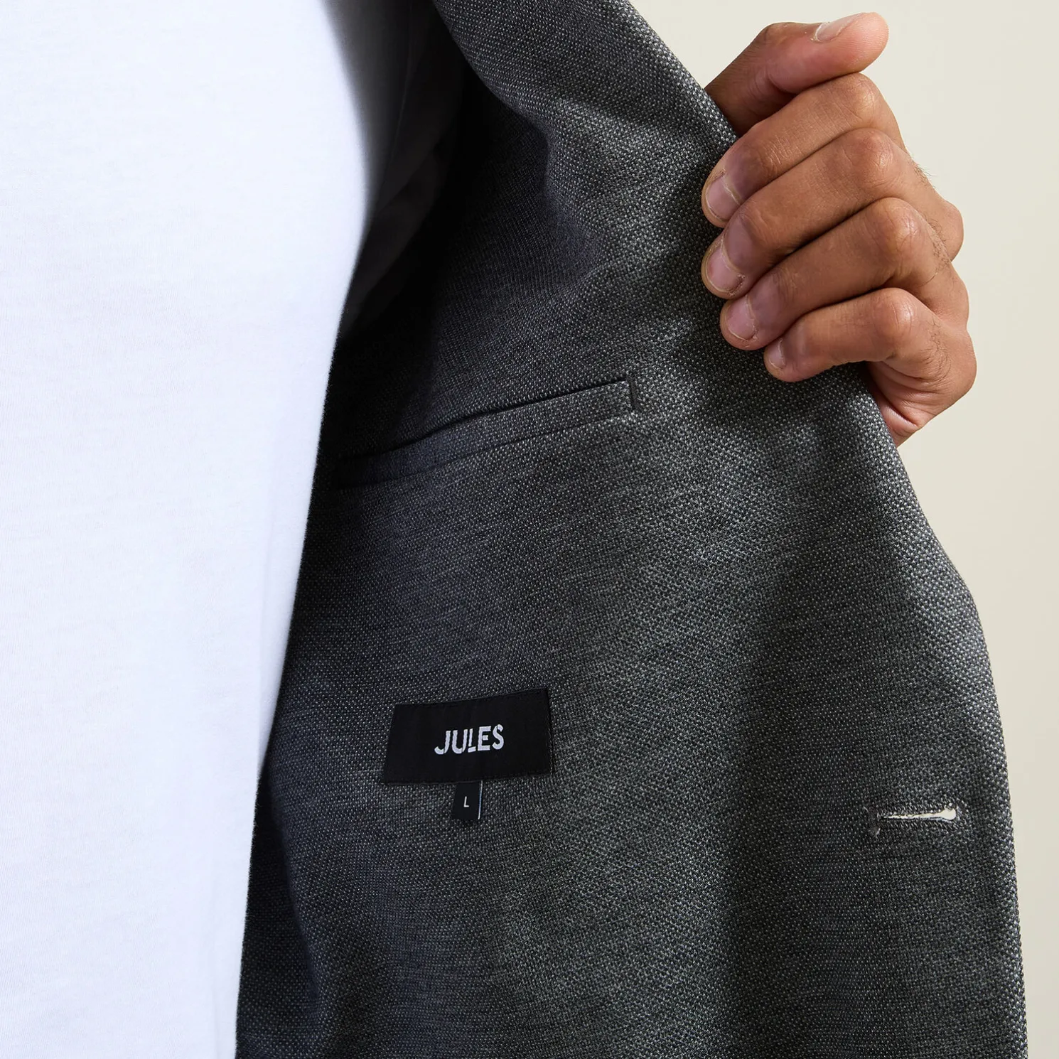 Tweekleurig blazervest