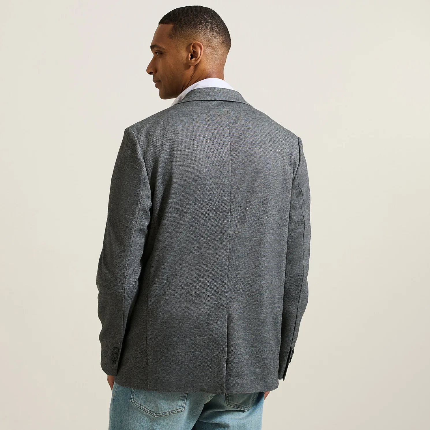 Tweekleurig blazervest