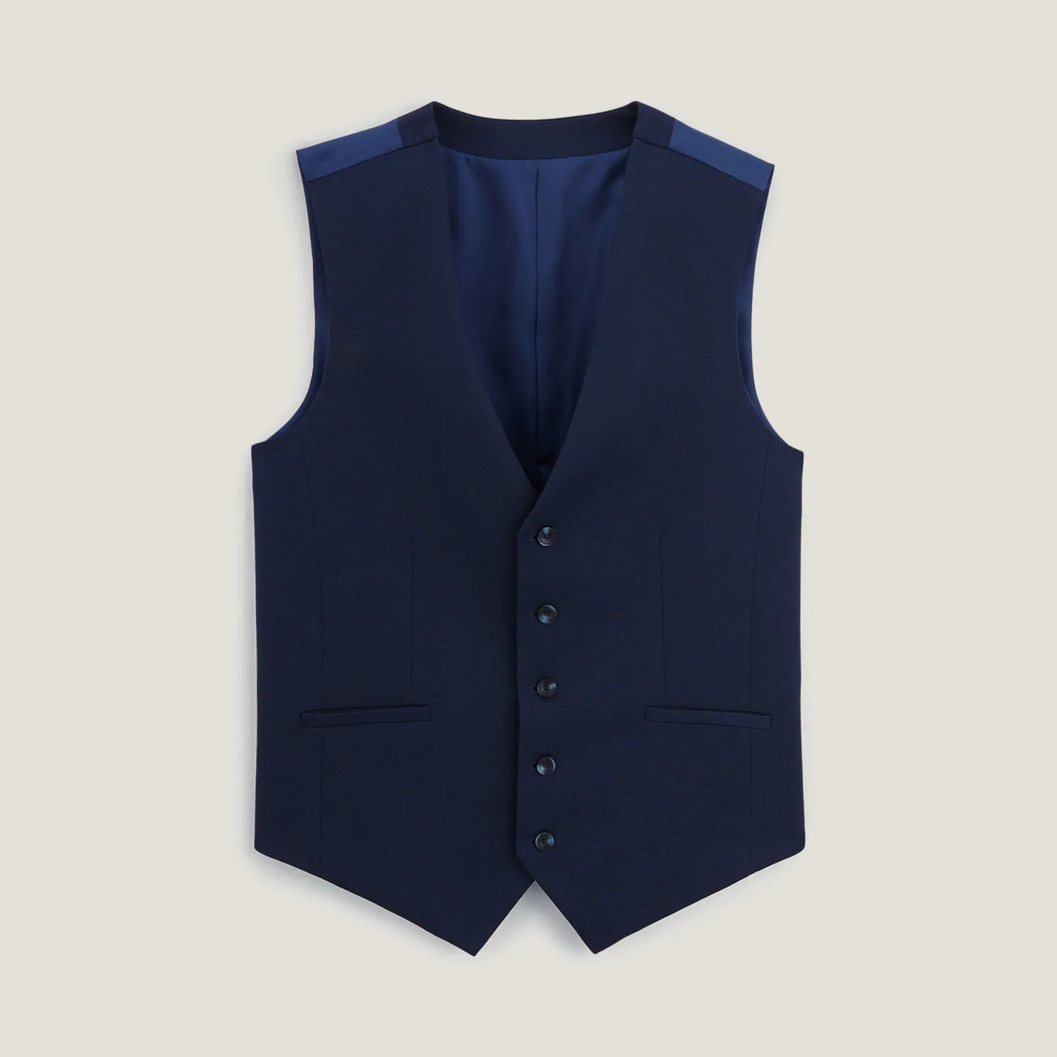 Tweekleurig slim kostuumgilet