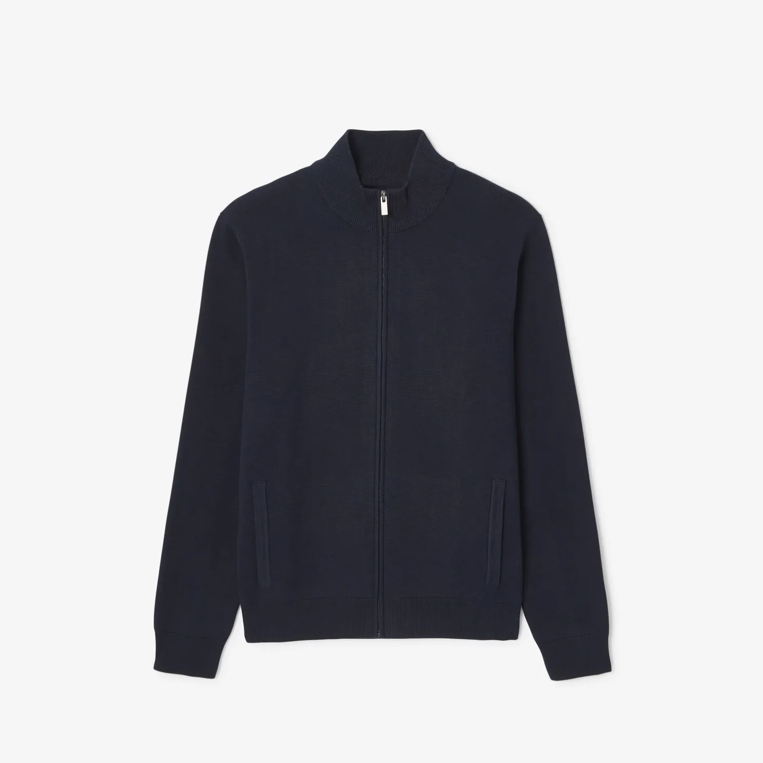 Vest met ristsluiting en opstaande kraag