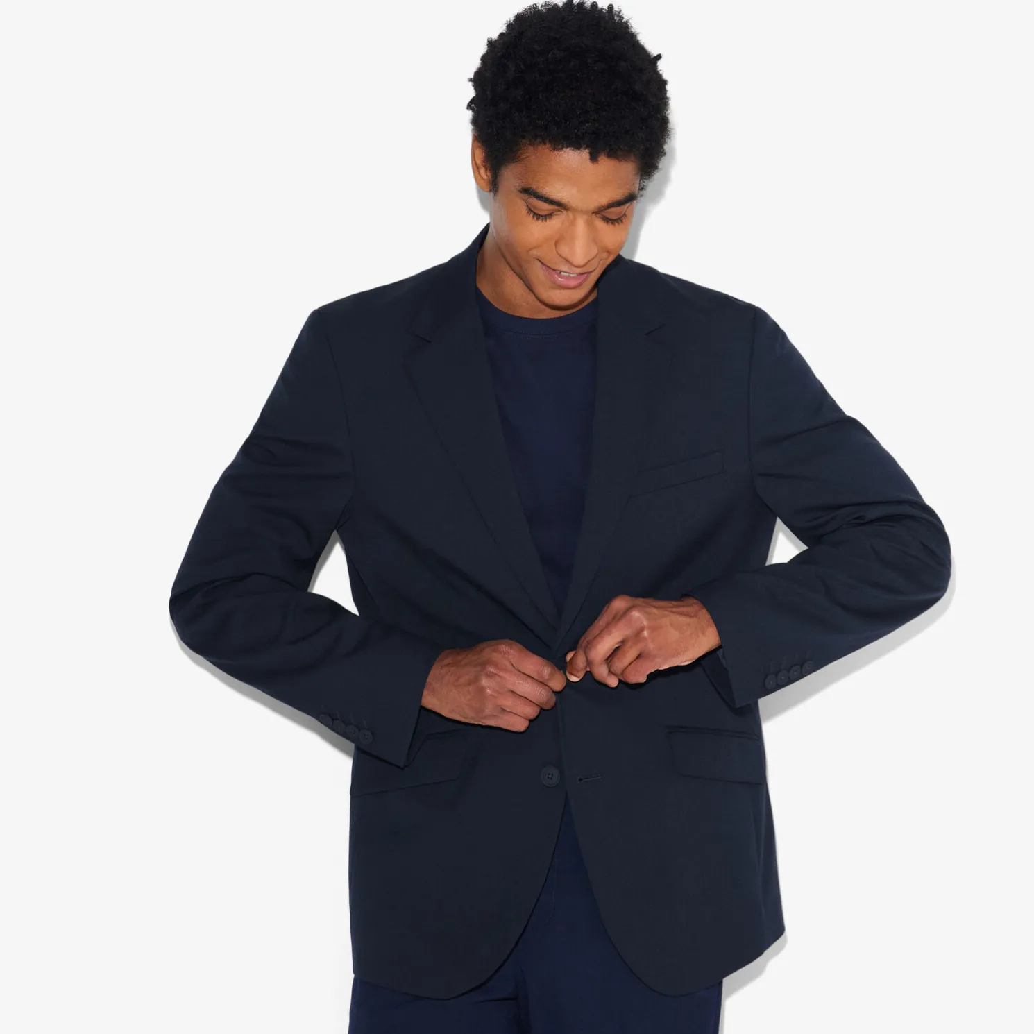 Veste de Costume Bleu foncé