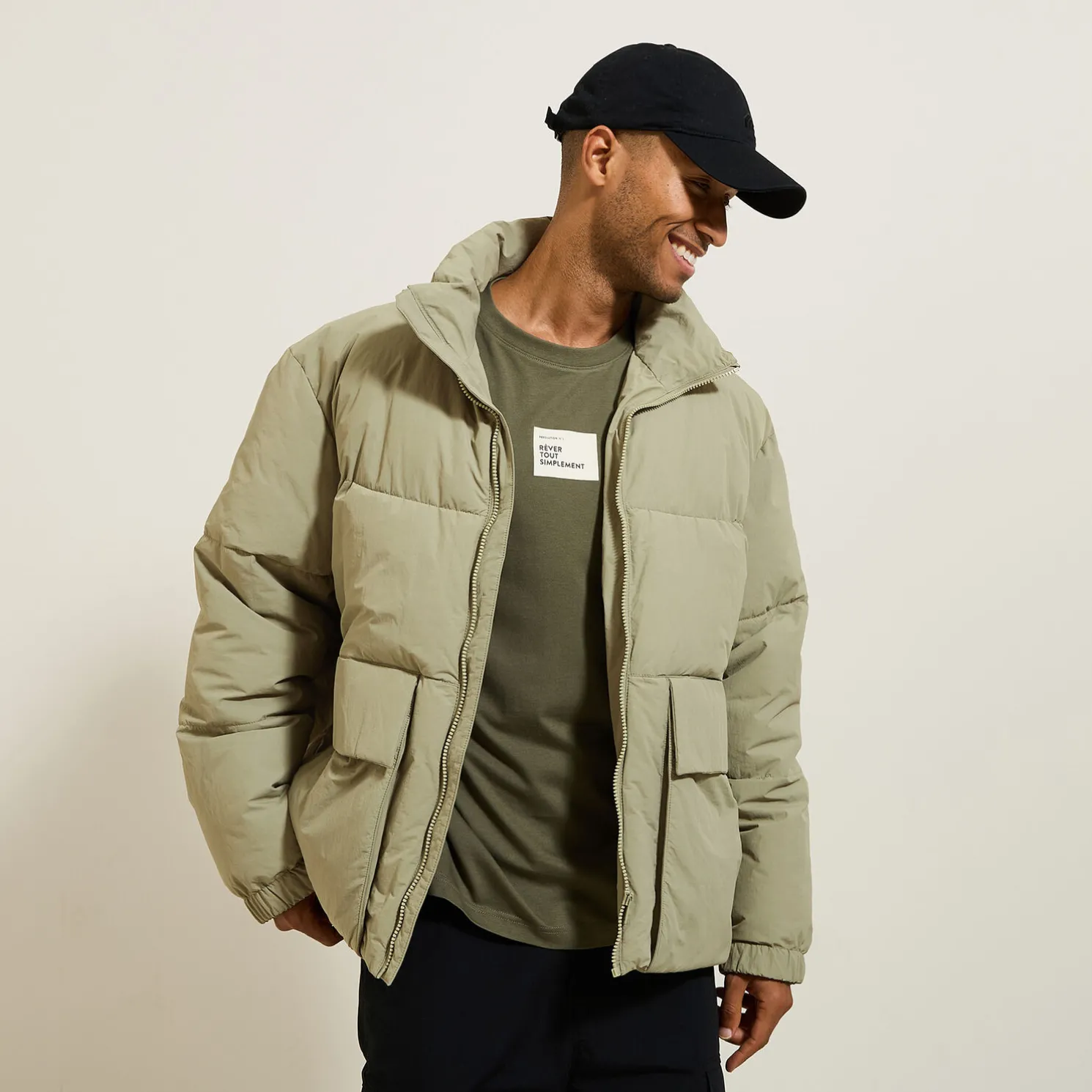 Waterafstotende gewatteerde bodywarmer