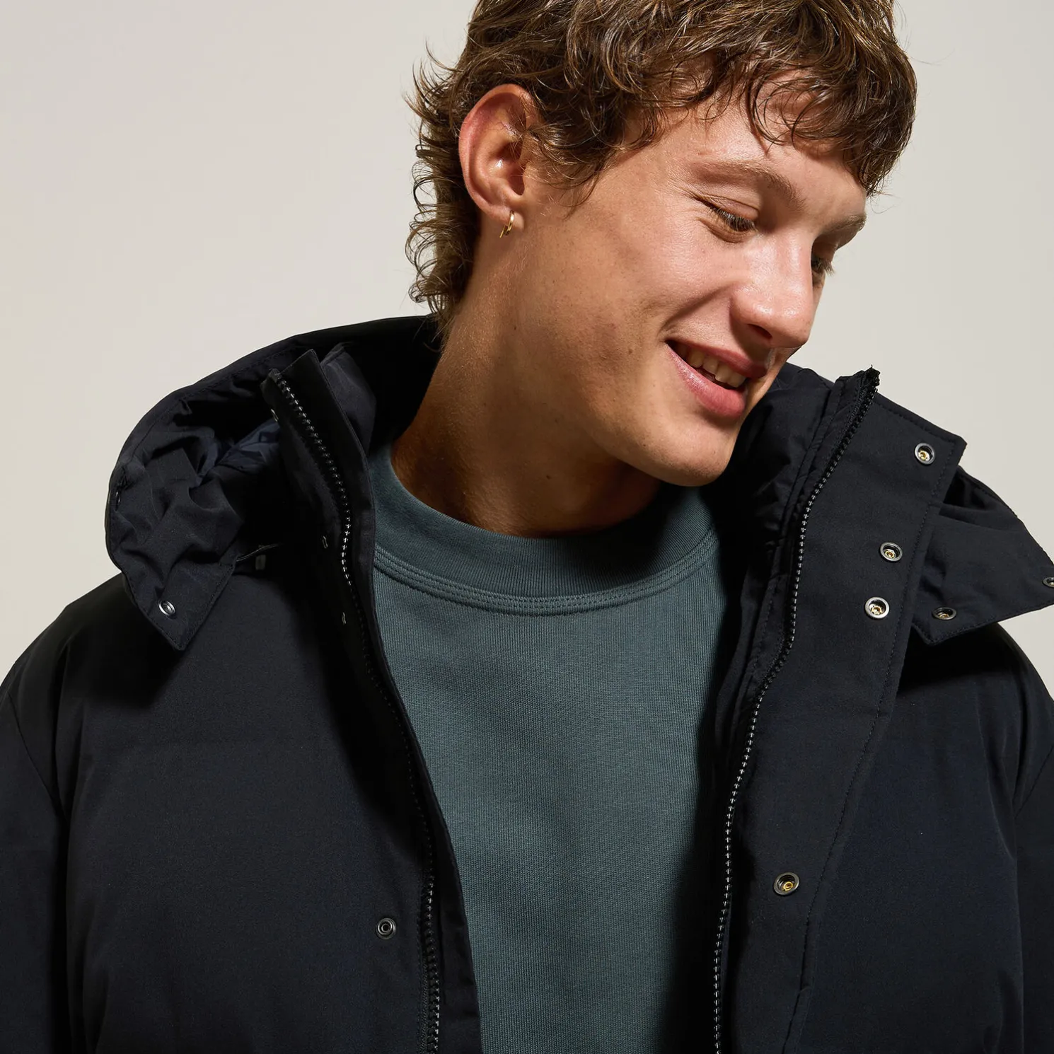 Waterafstotende gewatteerde jas