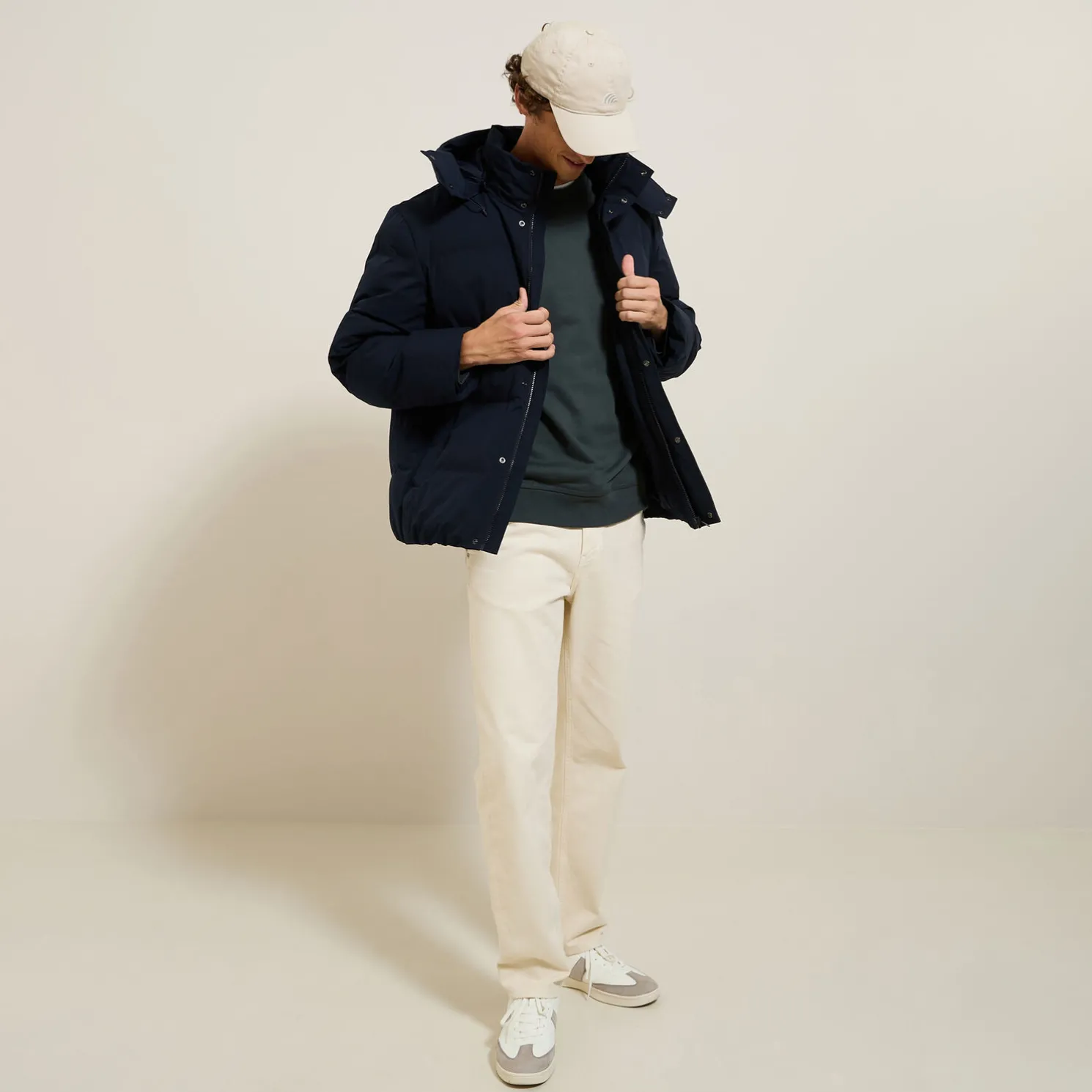 Waterafstotende gewatteerde jas